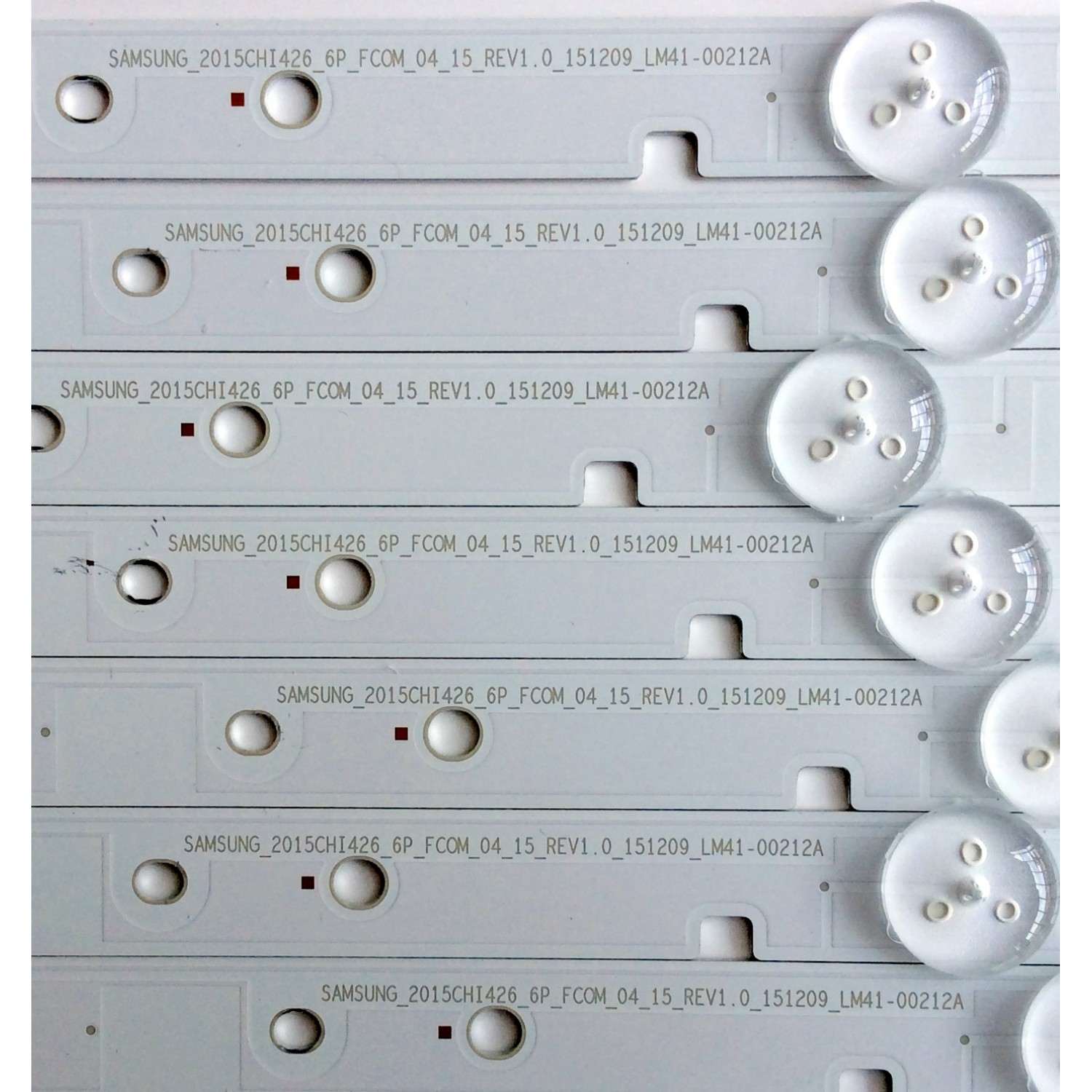 KIT DE LED`S PARA TV (7 PIEZAS) / SHARP 1176170 / SAMSUNG_2015CHI426_6P_FCOM_04_15_REV1.0_151209_LM41-00212A / PANEL HD426K3U52 / MODELO LC-43LBU591U / 43R7E - Imagen 2