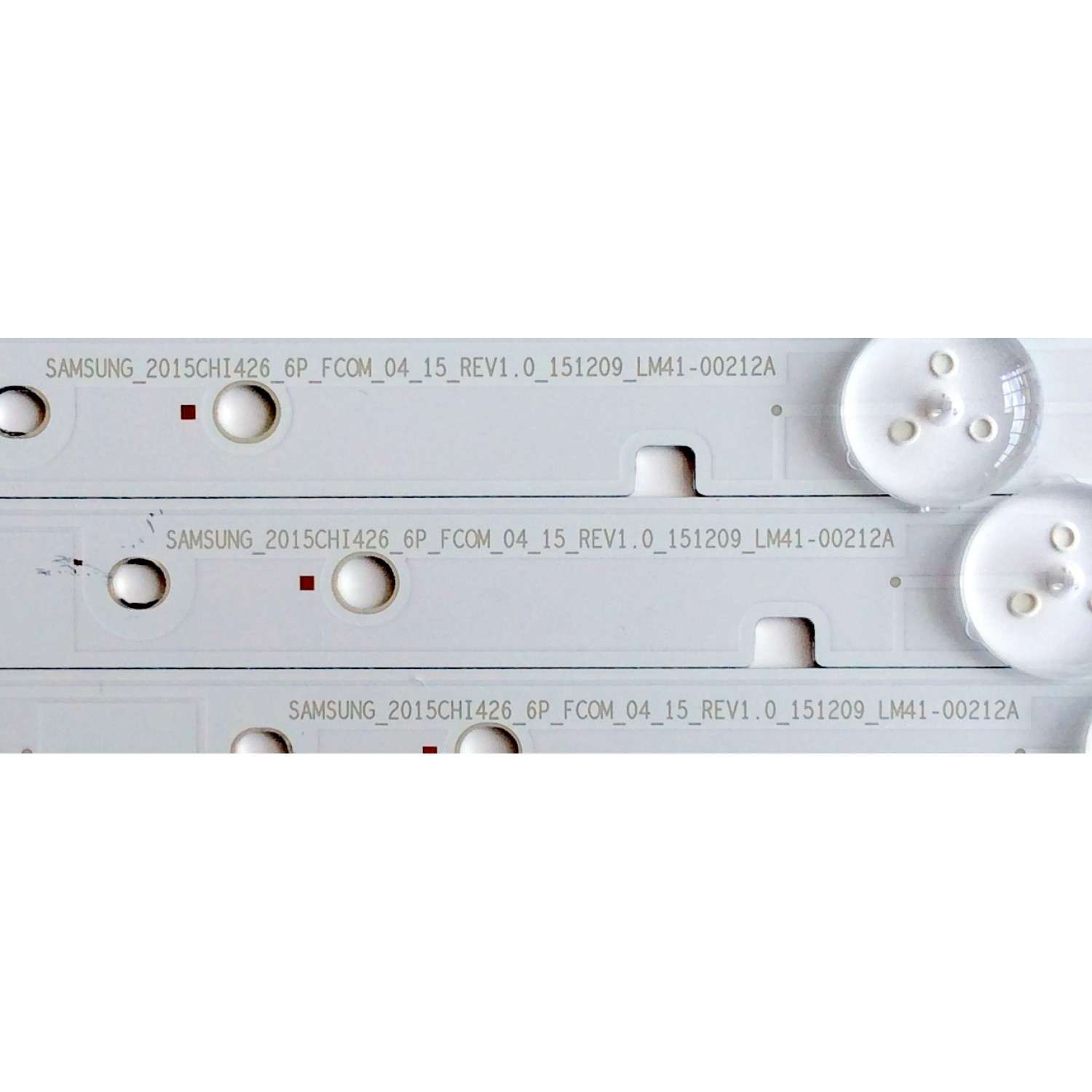 KIT DE LED`S PARA TV (7 PIEZAS) / SHARP 1176170 / SAMSUNG_2015CHI426_6P_FCOM_04_15_REV1.0_151209_LM41-00212A / PANEL HD426K3U52 / MODELO LC-43LBU591U / 43R7E - Imagen 4