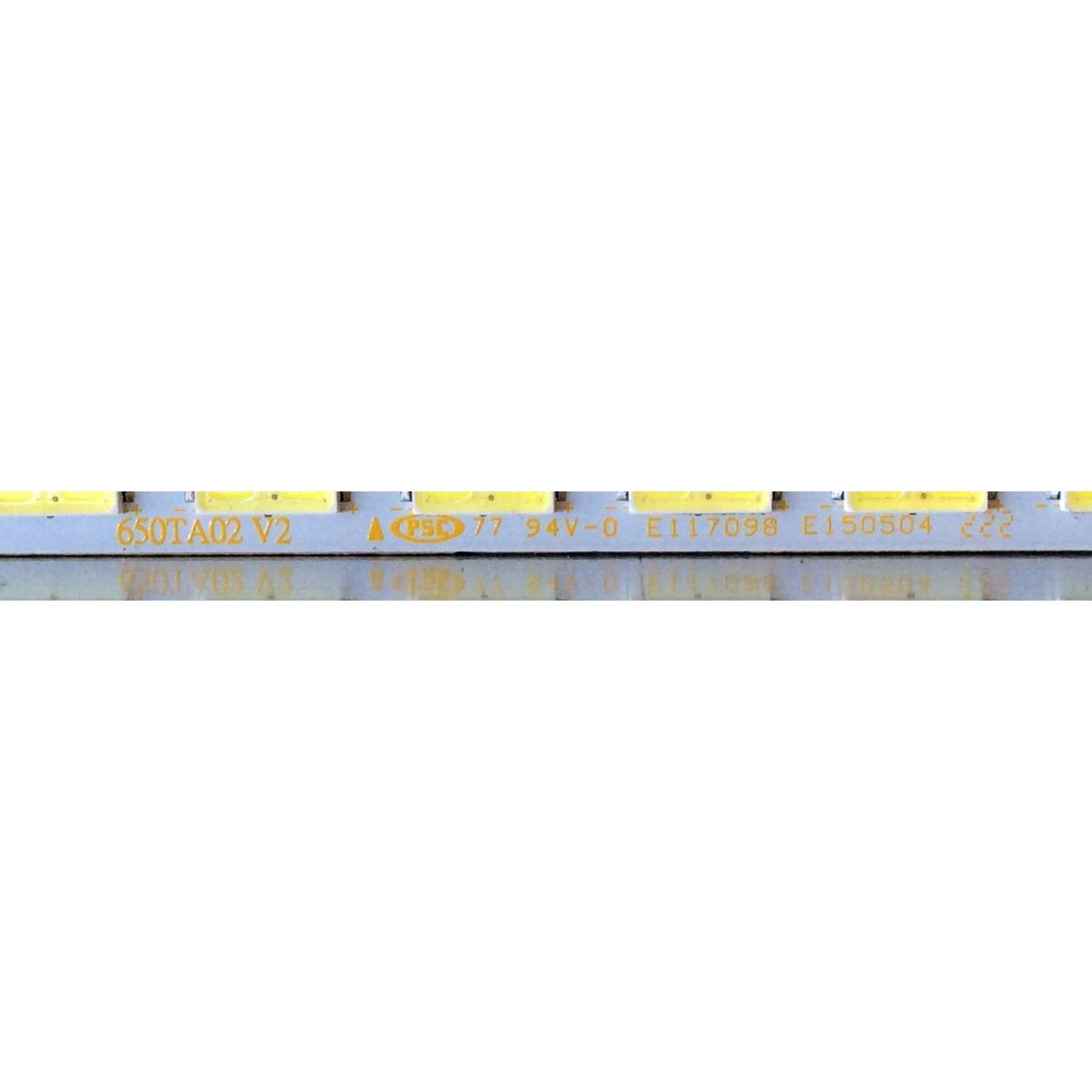 KIT DE LED`S PARA TV (2 PIEZAS) / VIZIO 650TA01 V2 / 650TA02 V2 / 73.65T05.002-2-CCC / PANEL T650HVN04.0 / MODELO M650VSE - Imagen 3