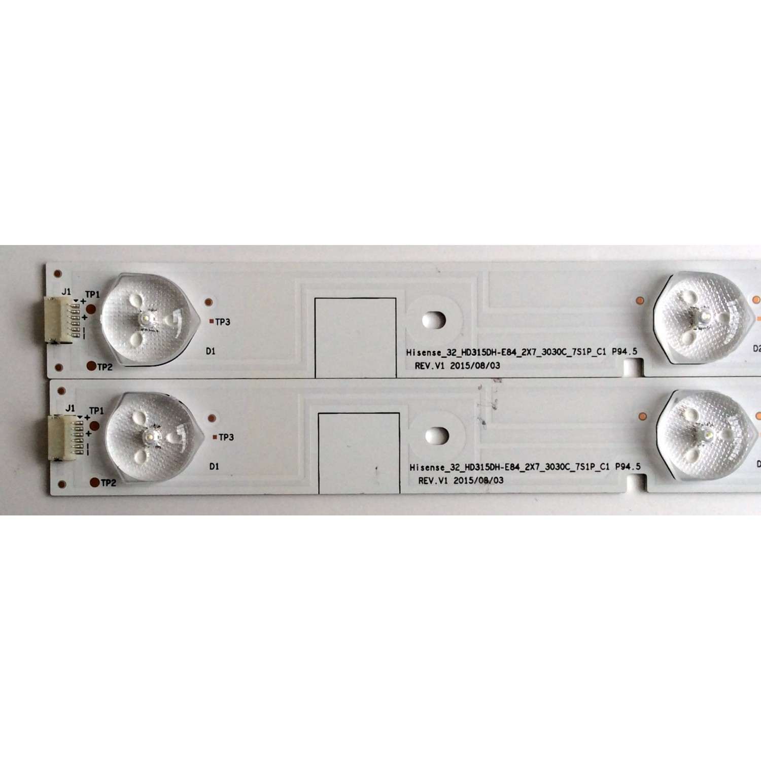 KIT DE LED`S PARA TV (2 PIEZAS) / SHARP HE32SLJSK5736300976G / 1175517 / Hisense_32_HD315DH-E84_2X7_3030C_7S1P_C1 / XY-MC94V-0 / PANEL  HD315K2H81-B1\S0\BBY\GM\ROH / HD315K281-B1\S2\BBY\GM\ROH / MODELO LC-32LB591U - Imagen 2