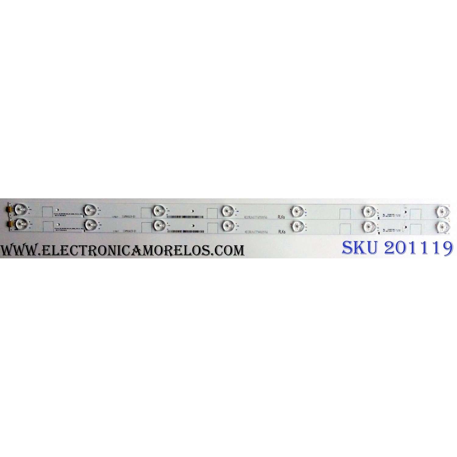 KIT DE LED`S PARA TV (2 PIEZAS) / SHARP HE32RLKS17714550976G / 124MA042R-B1 / HD315DH-E84 / 1175517 / PANEL HD315K2H81-B1 / MODELO LC-32LB591U