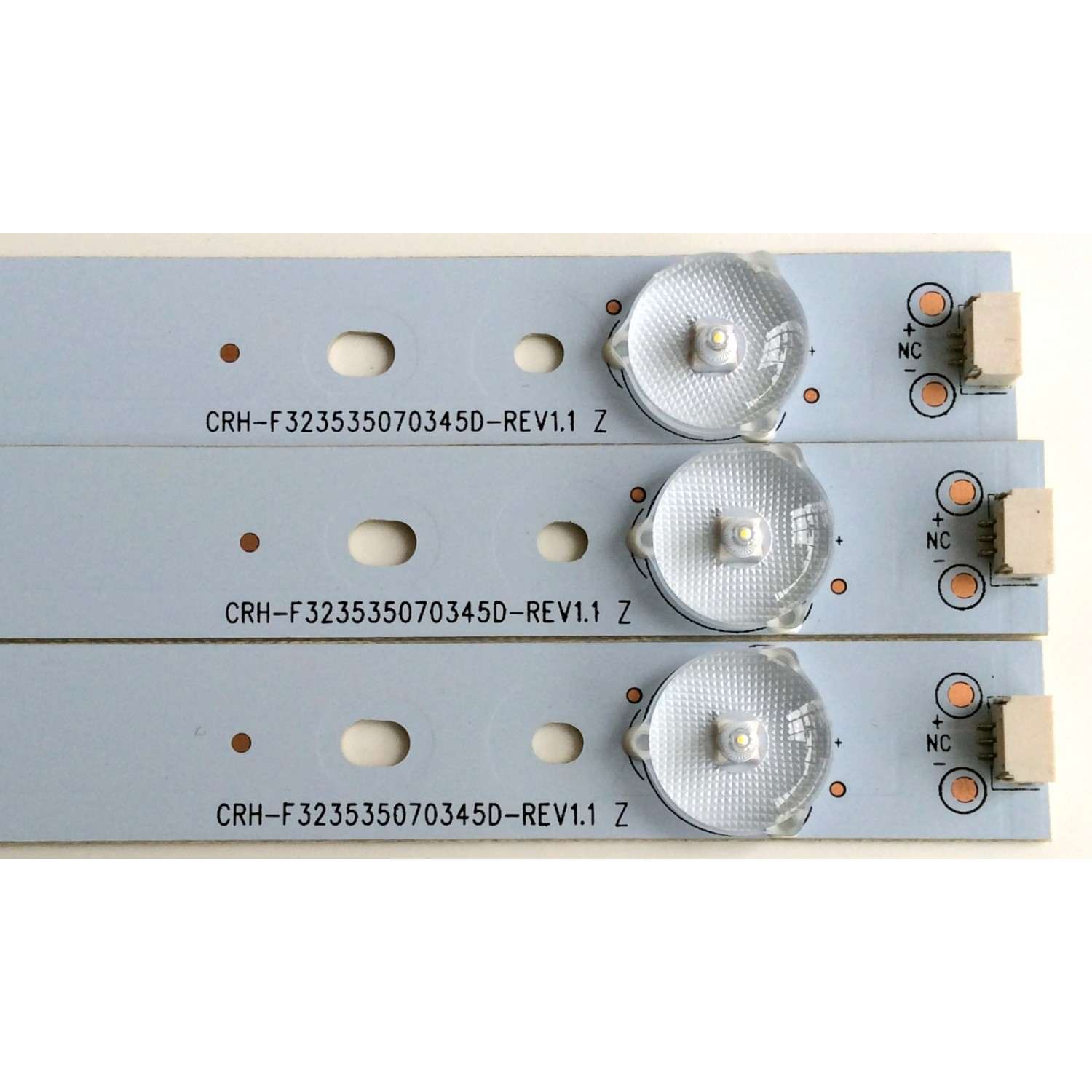 KIT DE LED`S PARA TV (3 PIEZAS) / UPSTAR / CRH-F323535070345D-REV1.1 / A6L16A51DNB44AIF / E340369  / PANEL BOEI320WX1 / MODELOS P32ES8 / ELEFW328 - Imagen 2