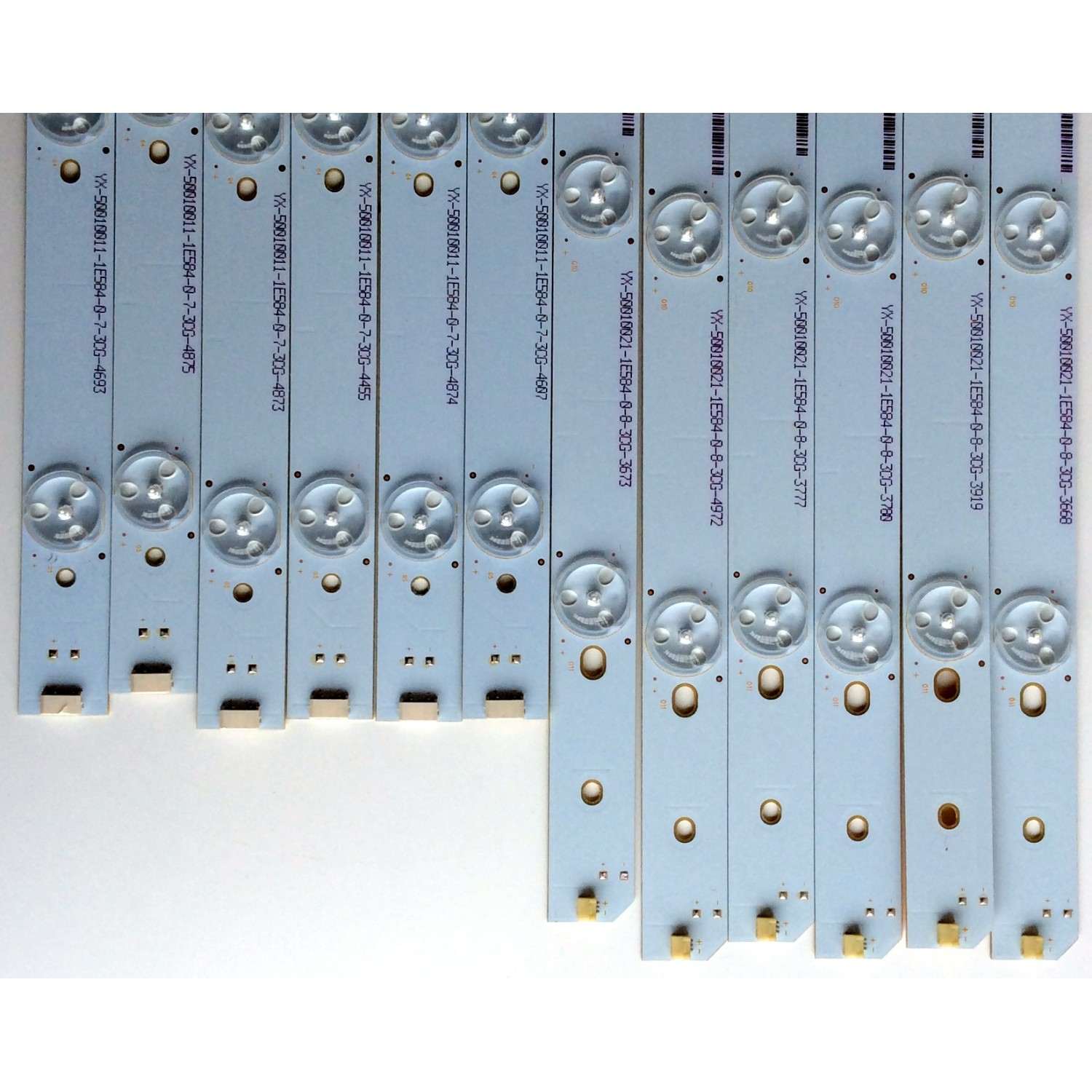KIT DE LED`S PARA TV (12 PIEZAS) / CHANGHONG YX-50010011-1E584-0-7-3CG / YX-50010021-1E584-0-8-3CG / KH-DE344144 / PANEL  C500F13-E2-L / MODELO LED50YC200UA - Imagen 4