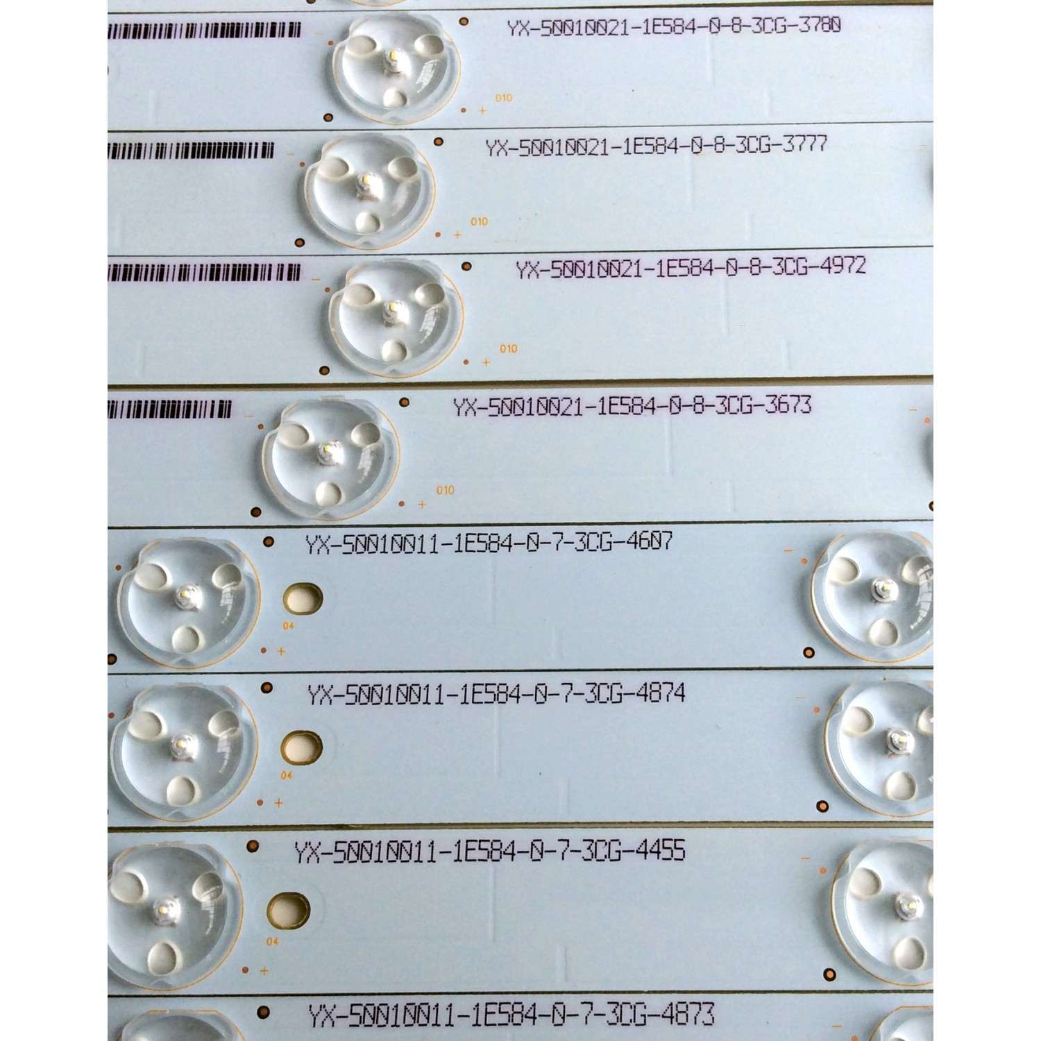 KIT DE LED`S PARA TV (12 PIEZAS) / CHANGHONG YX-50010011-1E584-0-7-3CG / YX-50010021-1E584-0-8-3CG / KH-DE344144 / PANEL  C500F13-E2-L / MODELO LED50YC200UA - Imagen 3