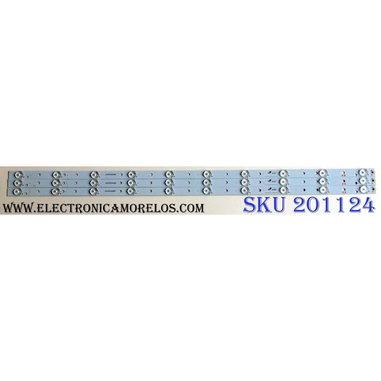 KIT DE LED`S PARA TV (3 PIEZAS ) / SCEPTRE A7L07H371ECA438PK / CRH-K393535T031038A-Rev1.0 / PANEL CN40HA701 / MODELO X409BV-FHDR8HVN01