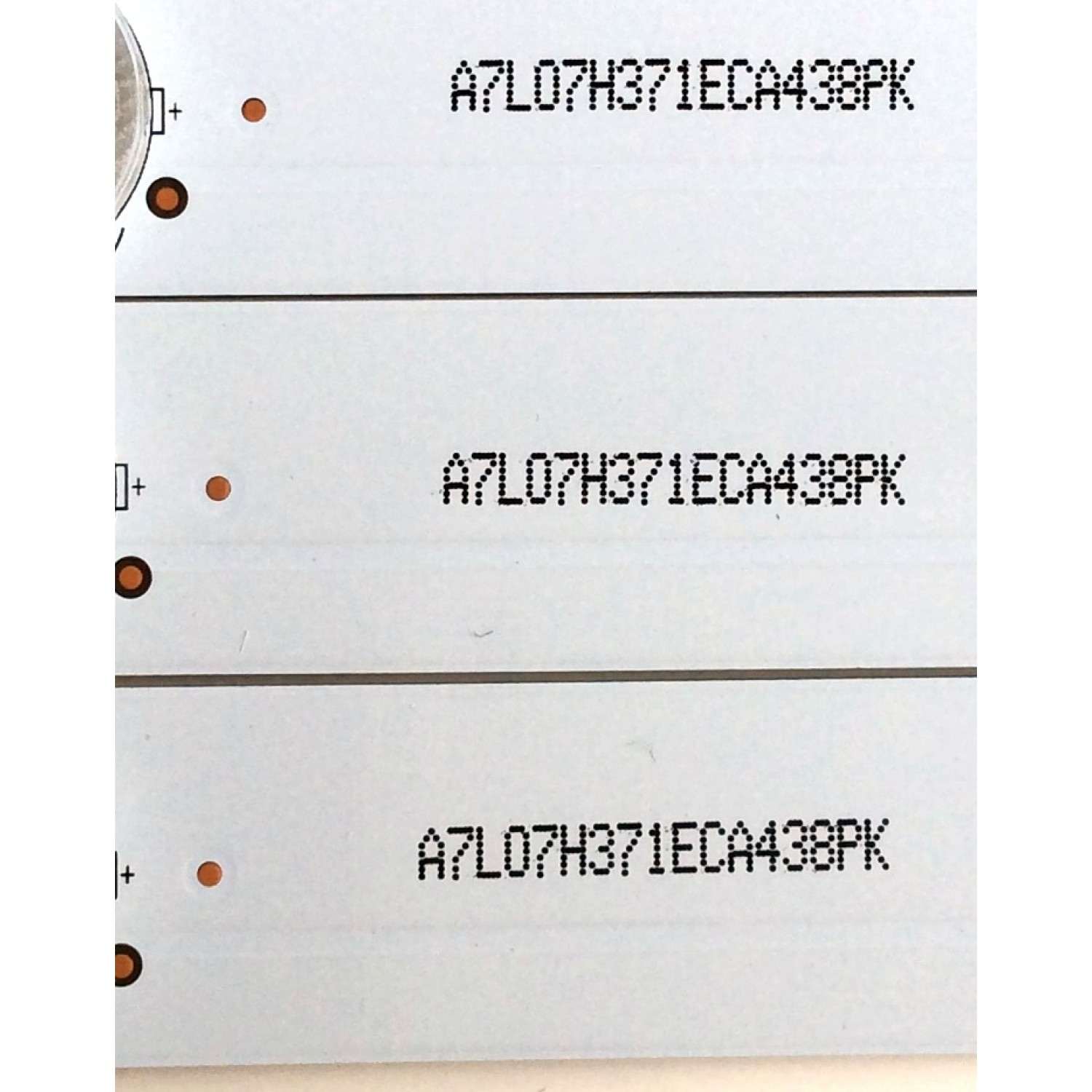 KIT DE LED`S PARA TV (3 PIEZAS ) / SCEPTRE A7L07H371ECA438PK / CRH-K393535T031038A-Rev1.0 / PANEL CN40HA701 / MODELO X409BV-FHDR8HVN01 - Imagen 4