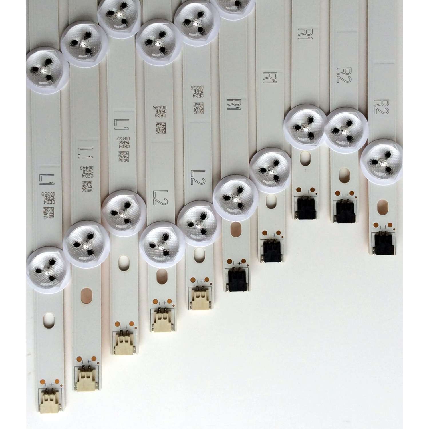 KIT DE LED`S PARA TV (10 PIEZAS) / RCA 6916L-1214A / 6916L-1215A / 6916L-1216A / 6916L-1217A / PANEL  LC420DUJ-SGE1 / MODELO J42HE841-SGE1 - Imagen 3