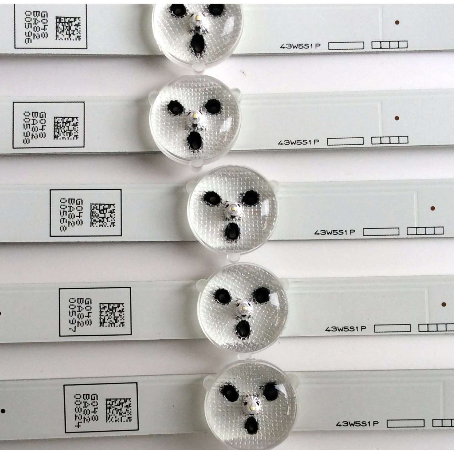 KIT DE LED`S PARA TV (6 PIEZAS) PHILIPS UDULED0GS048 / 43W5S1P / PANEL U4DV0XH / MODELO 43PFL4609/F8 - Imagen 3