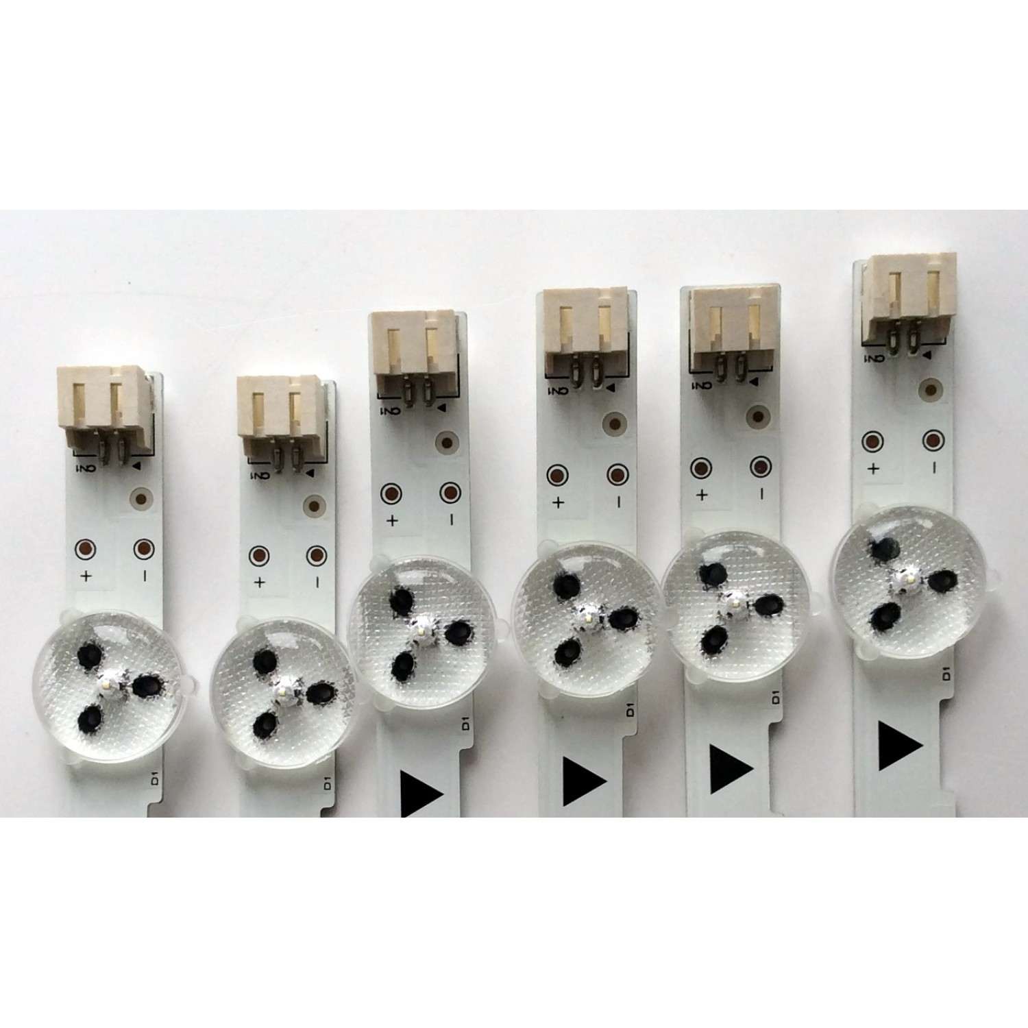 KIT DE LED`S PARA TV (6 PIEZAS) PHILIPS UDULED0GS048 / 43W5S1P / PANEL U4DV0XH / MODELO 43PFL4609/F8 - Imagen 4