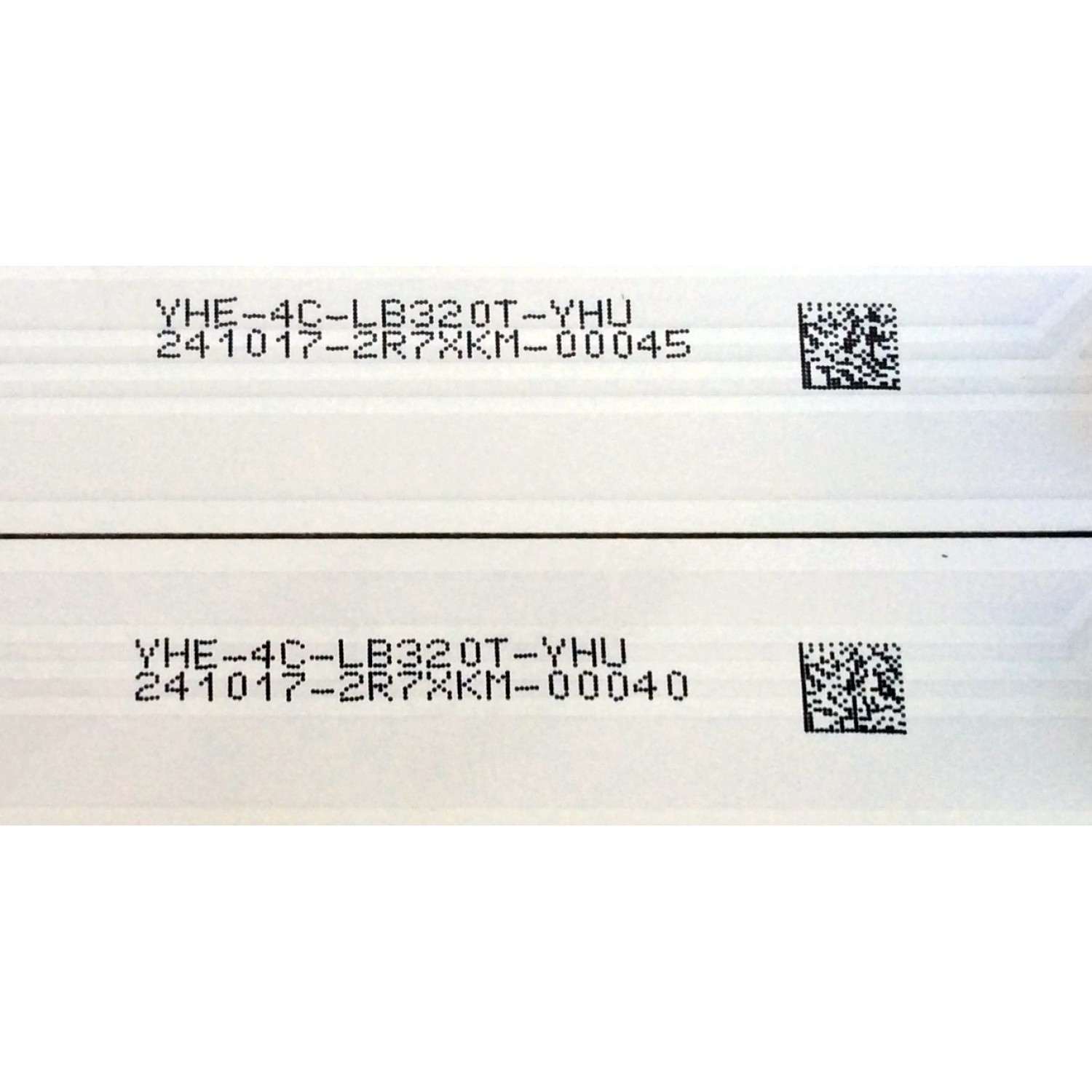 KIT DE LED`S PARA TV (2 PIEZAS) / TOSHIBA 006-P1K3570A / TCL_ODM_32D1600_2x6_3030C_6S1P / REV.V2 / YHE-4C-LB320T-YHU / 241017-2R7XKM-00045 / PANEL LVW320CSDX E26 V7 / MODELO 32L310U18 - Imagen 4