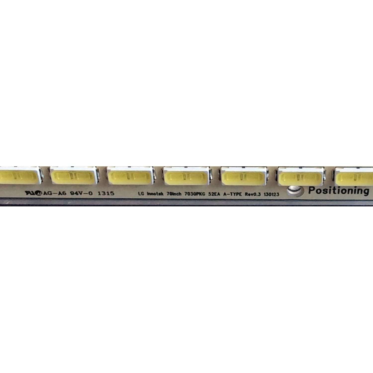 KIT DE LED`S PARA TV (2 PIEZAS) / VIZIO 5527ZZDD21CC / GA0397 2 / LG Innotek 70inch 7030PKG 52EA B-TYPE Rev0.3 130123 / LG Innotek 70inch 7030PKG 52EA A-TYPE Rev0.3 130123 / PANEL JE695D3LB3N / MODELOS M701d-A3R - Imagen 3