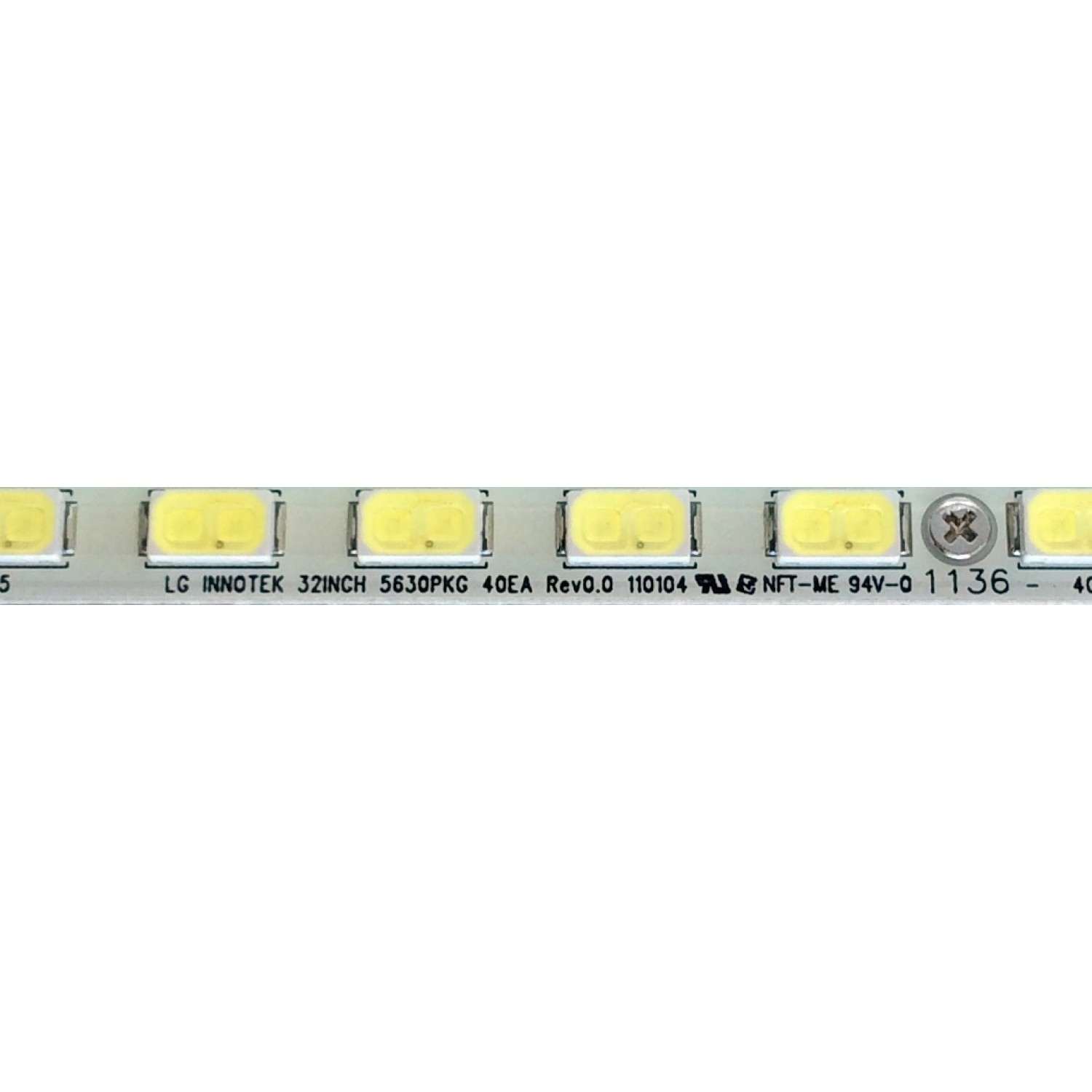 LED PARA TV / SCEPTRE 32INCH 5630PKG 40EA REV0.0 110104 / 1136 / 110104 / PANEL T315HW07 V.8 / MODELO E320PV-FHD8HW07V8 - Imagen 4