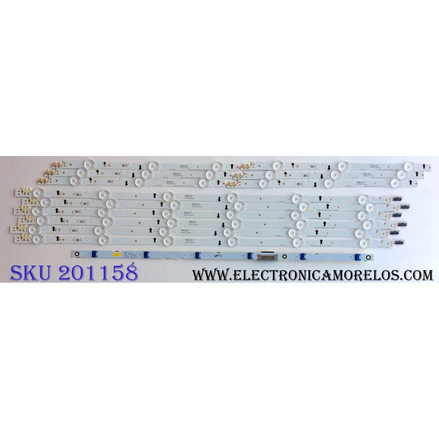 KIT DE LED´S PARA TV (12 PIEZAS) / SAMSUNG BN96-38892A / BN96-38891A / LM41-00099E / LM41-00099D / SAMSUNG_2014SVS48F / 60126NHF / PANEL CY-GH048BGLV6H / MODELOS LH48RMDNLGG/ZP / UA48H5500 / UN48H5500 / UE48H5570 / HG48AC695 / MAS MODELOS EN DESCRIPCION