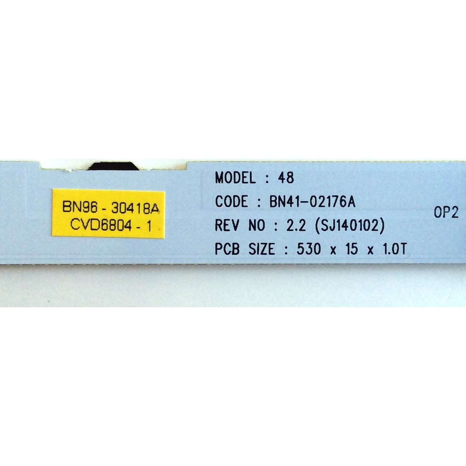KIT DE LED´S PARA TV (12 PIEZAS) / SAMSUNG BN96-38892A / BN96-38891A / LM41-00099E / LM41-00099D / SAMSUNG_2014SVS48F / 60126NHF / PANEL CY-GH048BGLV6H / MODELOS LH48RMDNLGG/ZP / UA48H5500 / UN48H5500 / UE48H5570 / HG48AC695 / MAS MODELOS EN DESCRIPCION - Imagen 5