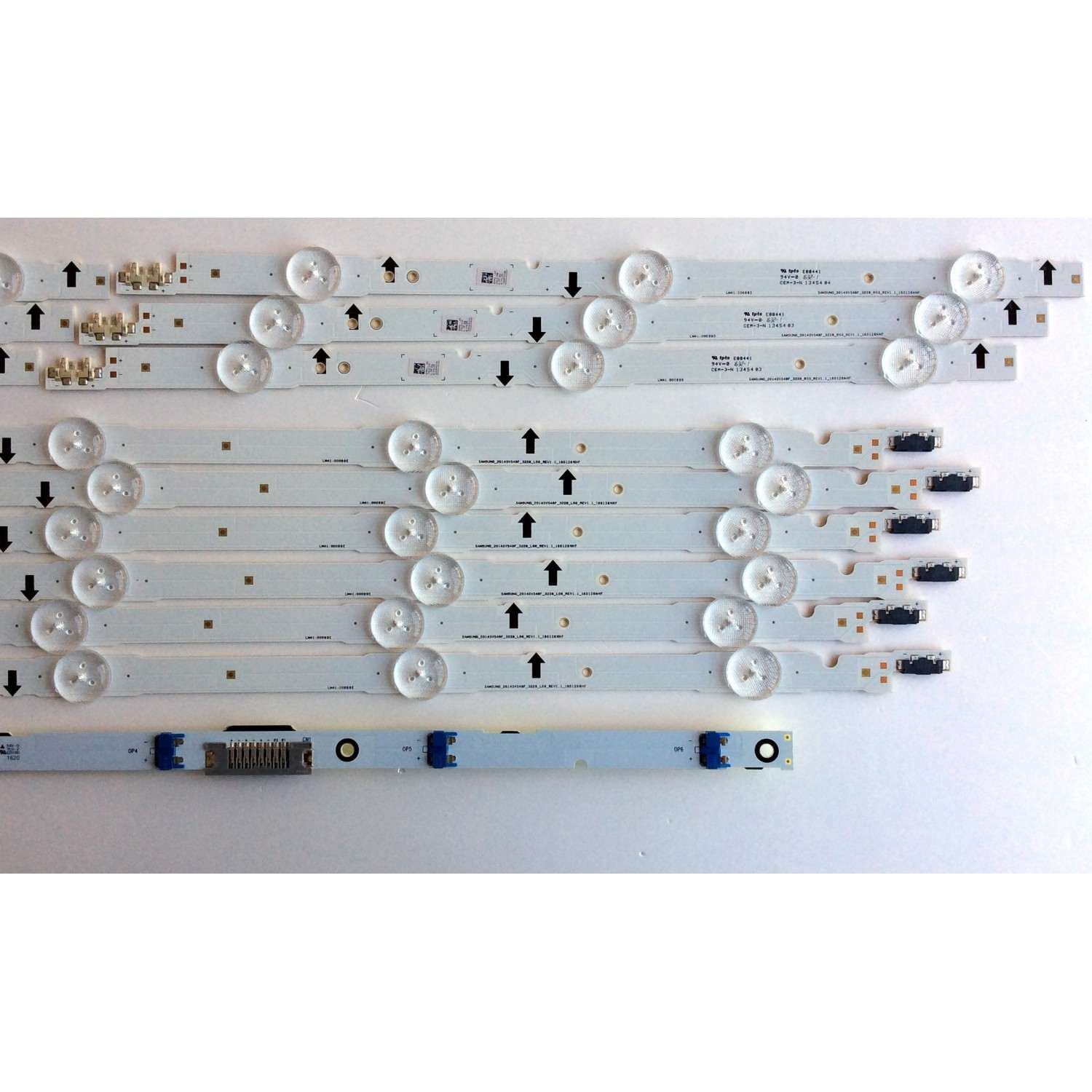 KIT DE LED´S PARA TV (12 PIEZAS) / SAMSUNG BN96-38892A / BN96-38891A / LM41-00099E / LM41-00099D / SAMSUNG_2014SVS48F / 60126NHF / PANEL CY-GH048BGLV6H / MODELOS LH48RMDNLGG/ZP / UA48H5500 / UN48H5500 / UE48H5570 / HG48AC695 / MAS MODELOS EN DESCRIPCION - Imagen 7