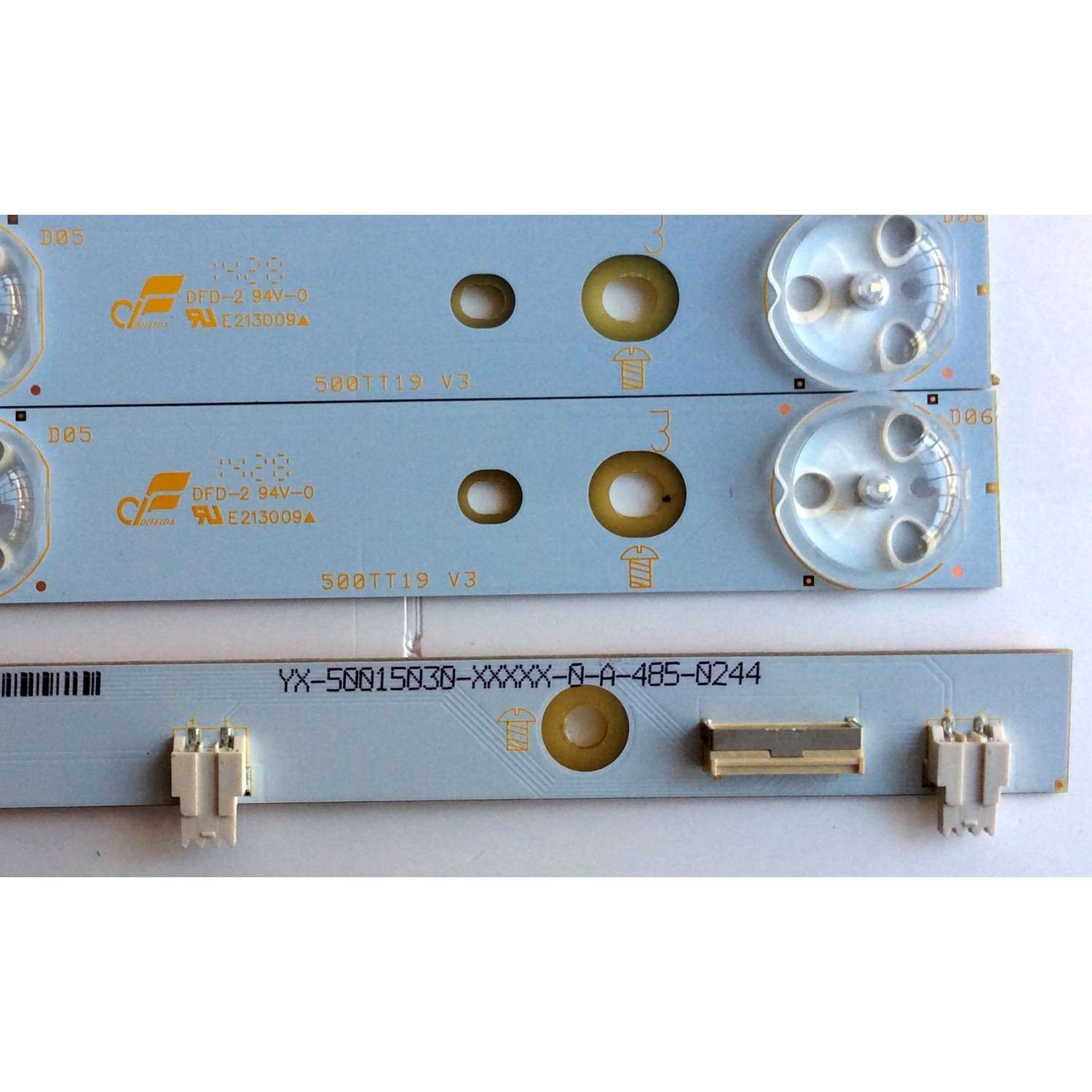 KIT DE LED´S PARA TV VIZIO (16 PIEZAS) / VIZIO TPT500J1-LE8 REV.SC2A / 500TT20 V3 / 500TT19 V3 / 500TT18 V4 / 500TT17 V4 / YX-50017011-3B544-0-E / MODELOS E500I-B1 LTY6PLKR / E500I-B1 LTY6PLGQ / E500I-B1 LTYWPLDQ / D500I-B1 LTY6RTAQ / D500I-B1 LTYWRTBQ - Imagen 3
