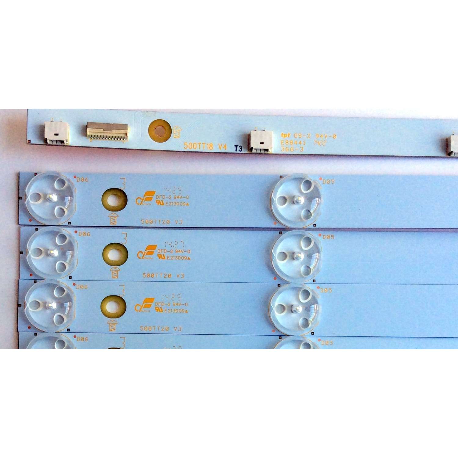 KIT DE LED´S PARA TV VIZIO (16 PIEZAS) / VIZIO TPT500J1-LE8 REV.SC2A / 500TT20 V3 / 500TT19 V3 / 500TT18 V4 / 500TT17 V4 / YX-50017011-3B544-0-E / MODELOS E500I-B1 LTY6PLKR / E500I-B1 LTY6PLGQ / E500I-B1 LTYWPLDQ / D500I-B1 LTY6RTAQ / D500I-B1 LTYWRTBQ - Imagen 5