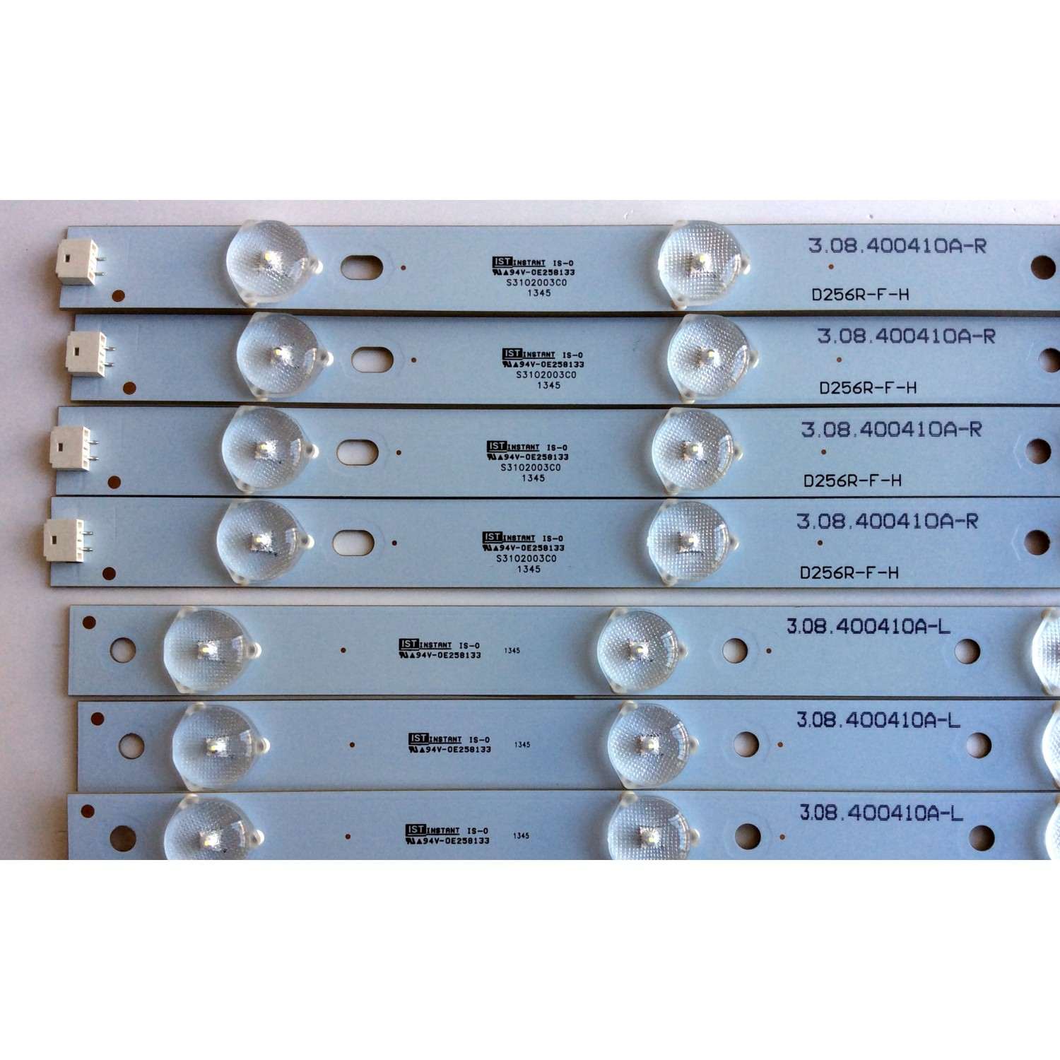 KIT DE LED´S PARA TV (8 PIEZAS) / WESTINGHOUSE D256R-F-H / 3.08.400410A-R / 3.08.400410A-L / PHH-B23-F5 / PANEL CN40HC476 / LSC400HM06-S03 / MODELO DWM40F1G1 TW-75701-S040S - Imagen 2