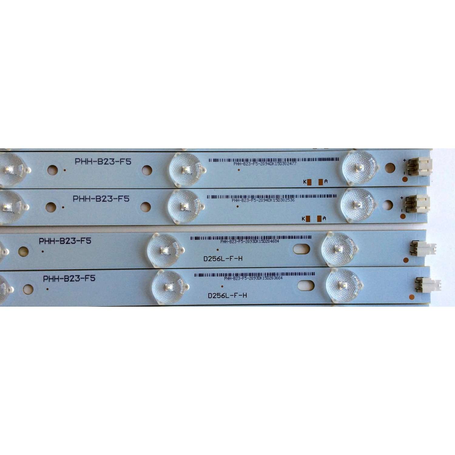 KIT DE LED´S PARA TV (8 PIEZAS) / WESTINGHOUSE D256R-F-H / 3.08.400410A-R / 3.08.400410A-L / PHH-B23-F5 / PANEL CN40HC476 / LSC400HM06-S03 / MODELO DWM40F1G1 TW-75701-S040S - Imagen 3