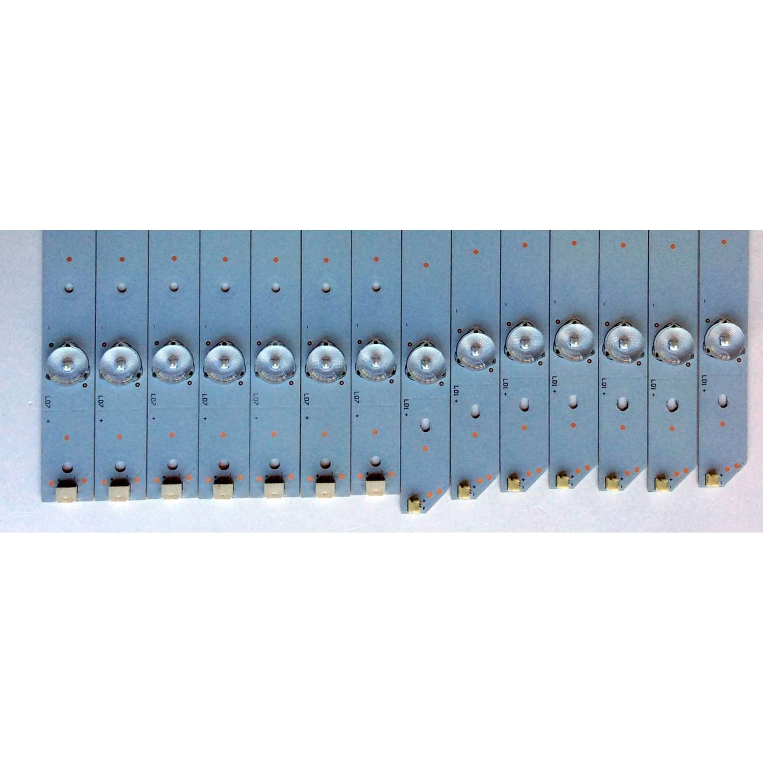 KIT DE LED´S PARA TV (14 PIEZAS) / HITACHI CHGD55LB15 / CHGD55LB16 / CHGD55LB15_LED3030_V0.8_20140613 / CHGD55LB16_LED3030_V0.8_20140613 / 850100640 / 850100642 / MODELO LE55G508 - Imagen 2