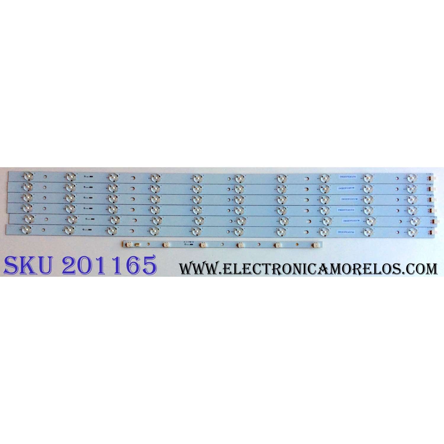 KIT DE LED'S PARA TV AOC (6 PIEZAS) / AOC EMGB23F5C423-F46 / MODELO 32D0330
