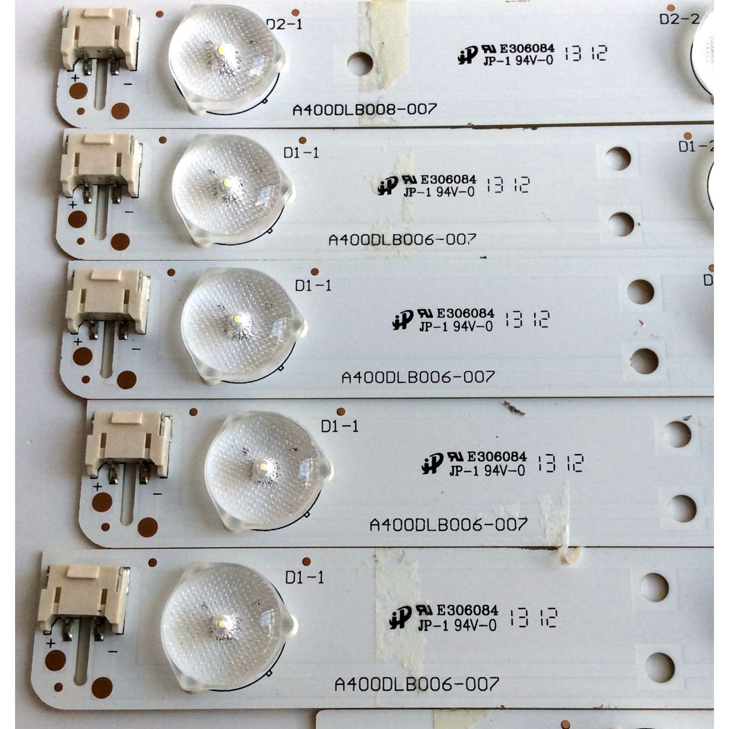 KIT DE LED´S PARA TV (10 PIEZAS) / SHARP A400DLB006-007 / A400DLB007-007 / T78SBM8P40 / T78SBM8P4O / PANEL S400DH3-1 / 76040T200-600-G / MODELO LC-40LE550U - Imagen 6