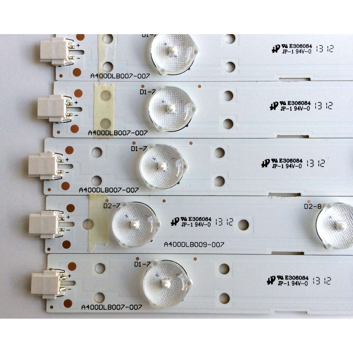 KIT DE LED´S PARA TV (10 PIEZAS) / SHARP A400DLB006-007 / A400DLB007-007 / T78SBM8P40 / T78SBM8P4O / PANEL S400DH3-1 / 76040T200-600-G / MODELO LC-40LE550U - Imagen 5
