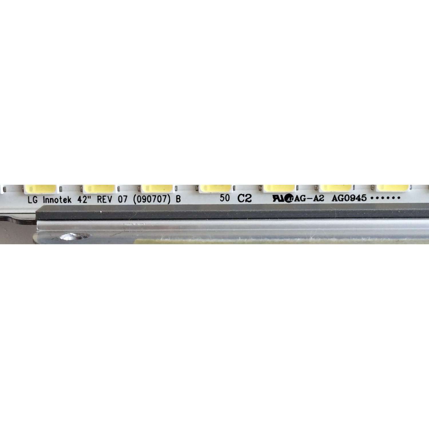 KIT DE LED´S PARA TV (6 PIEZAS) / SIGMAC 3660L-0327A / AG0945 / AG0947 / LG Innotek 42¨ REV 07 (090707) A / PANEL LE42AB1 NS-LCD42HD-09 / MODELO LE42AB1 NS-LCD42HD-09 - Imagen 3