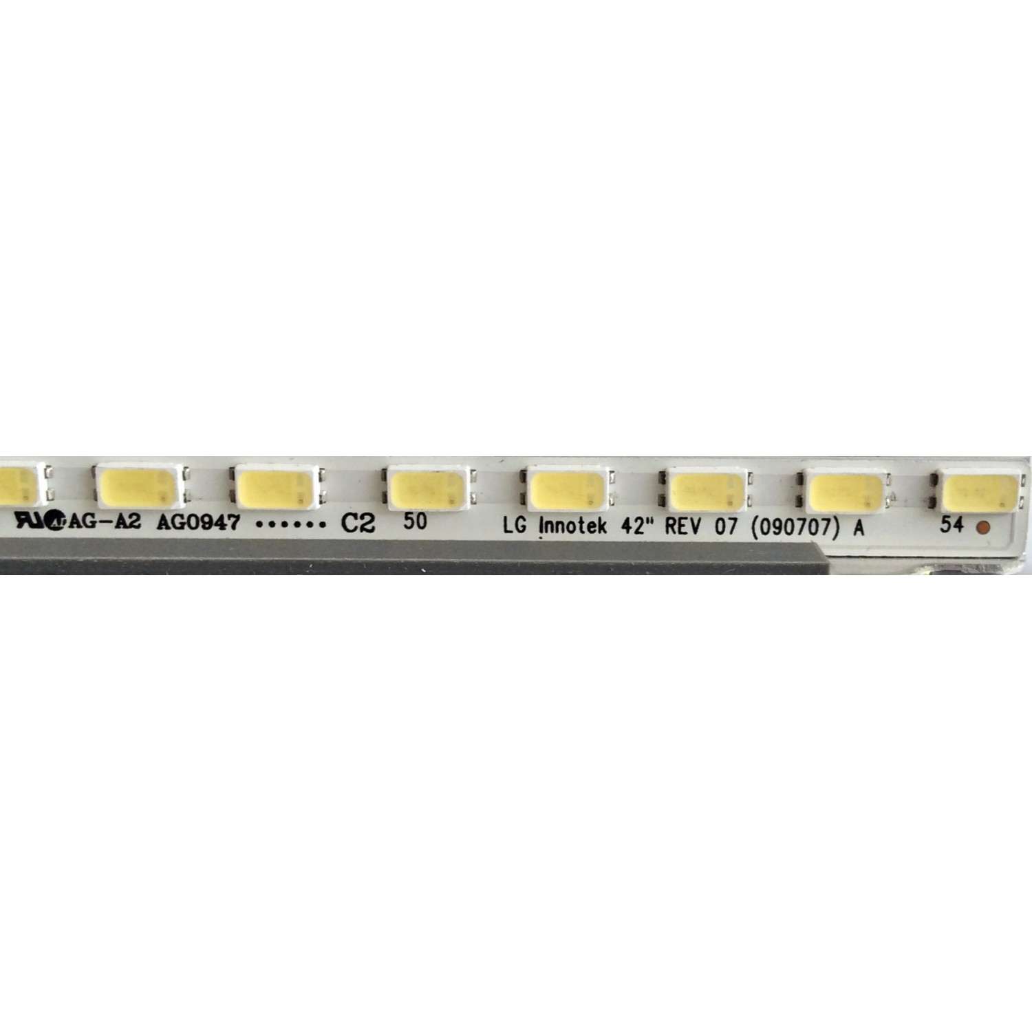 KIT DE LED´S PARA TV (6 PIEZAS) / SIGMAC 3660L-0327A / AG0945 / AG0947 / LG Innotek 42¨ REV 07 (090707) A / PANEL LE42AB1 NS-LCD42HD-09 / MODELO LE42AB1 NS-LCD42HD-09 - Imagen 2