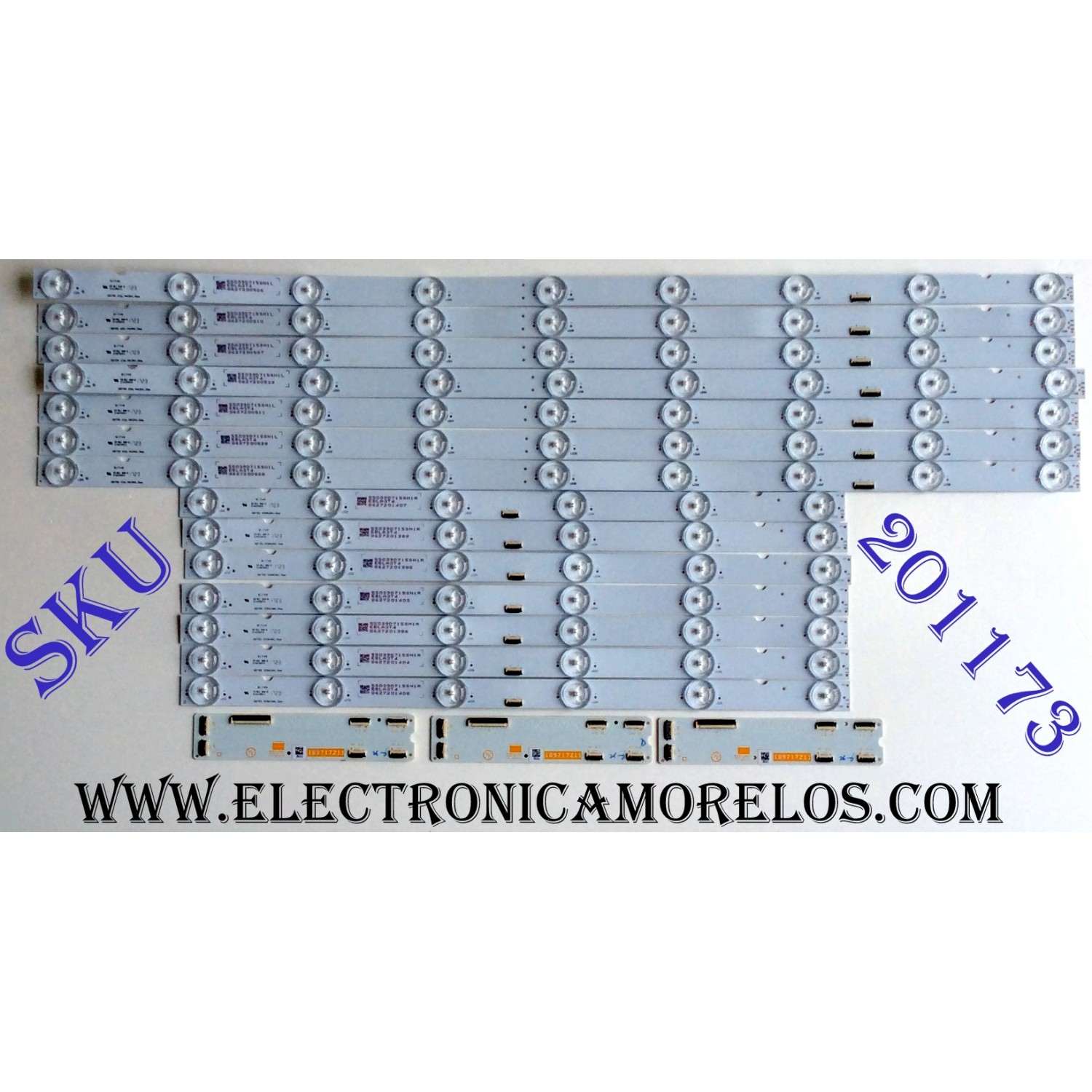 KIT DE LED´S PARA TV (14 PIEZAS) / SONY SBT55 636 / 55039D715SN1R / 55039D715SN1L / EBLA3T4 / 189717211 / PANEL YD7S550DND01B / A2187580A / MODELO XBR-55X900E