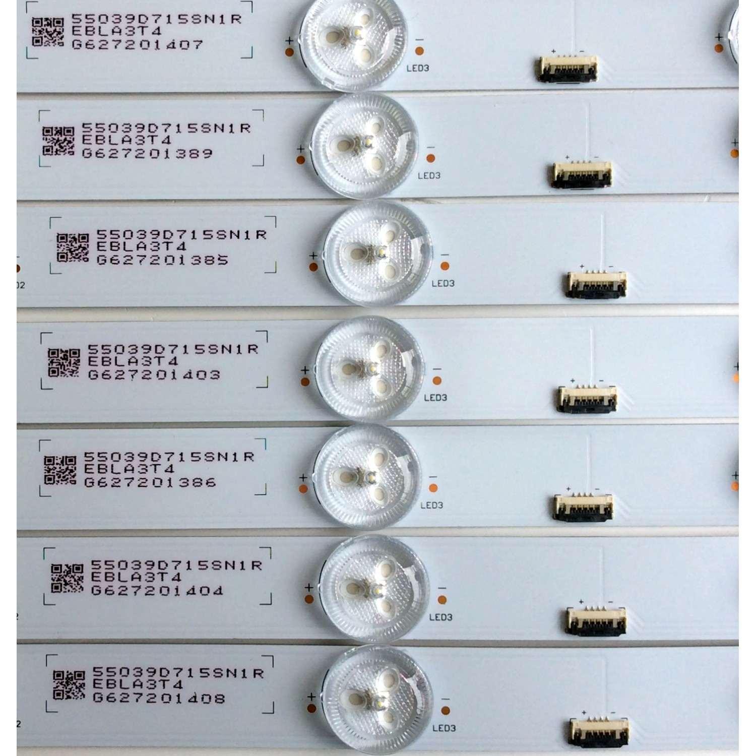 KIT DE LED´S PARA TV (14 PIEZAS) / SONY SBT55 636 / 55039D715SN1R / 55039D715SN1L / EBLA3T4 / 189717211 / PANEL YD7S550DND01B / A2187580A / MODELO XBR-55X900E - Imagen 4