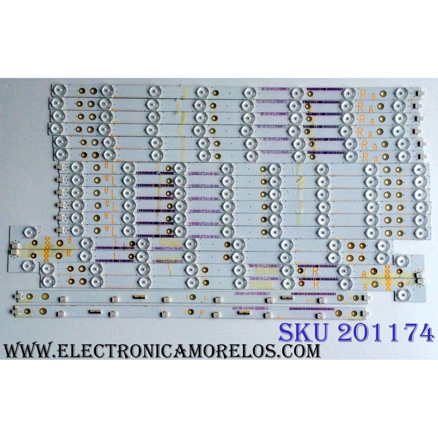 KIT DE LED´S PARA TV (16 PIEZAS) / VIZIO LB50028 V1_00 / LB50028 V0_00 / LB50028 V7_00 / LB50028 V5_00 / LB50028 V6_00 / LB50028 V4_00 / LB50028 V2_00 / LB50028 V3_00 / PANEL´S TPT500DK-QS1 REV:SC1G / TPT500U1-QVN02.A / MODELOS M50-C1 LTM6SRAR / LTCWSPBR