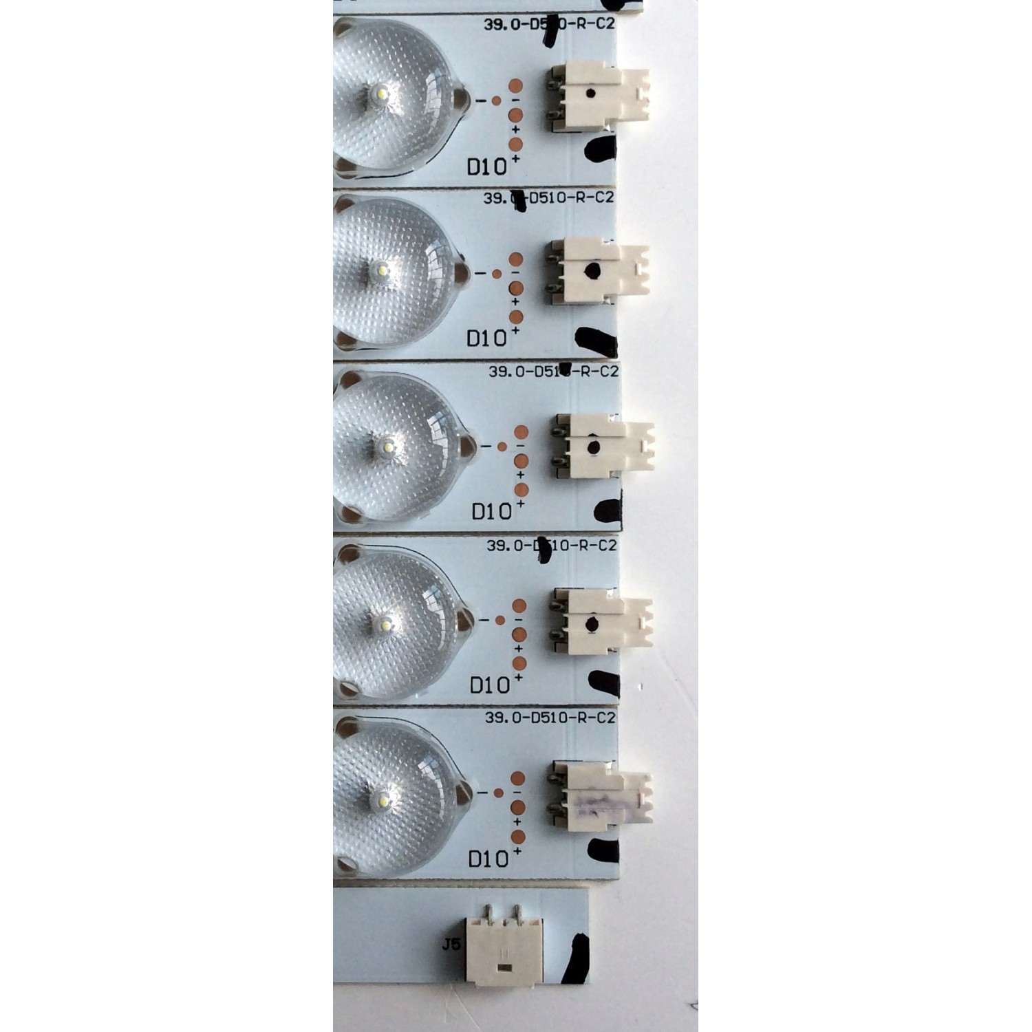 KIT DE LED´S PARA TV (10 PIEZAS) / VIZIO 39.0-D510-R-C2 / 39.0-D510-L-C2 / EPIHB45F5C913-F46 / 39.0-2K13 / PANEL TPT390J1-HVN04 REV:S000M / MODELOS E390I-A1 / E390I-A1 LTYWNQQP / E390I-B1E LTTWPSCQ / E390I-A1 LTYWNQFQ - Imagen 4