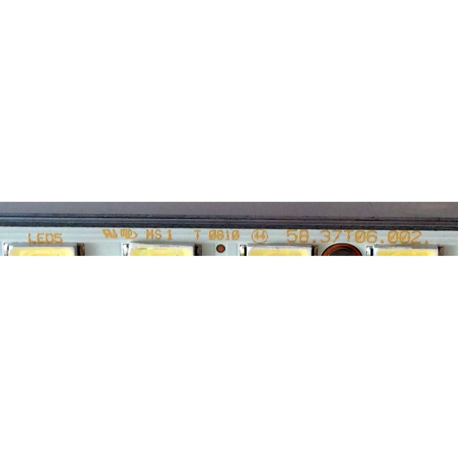 KIT DE LED´S PARA TV LG / PROSCAN (2 PIEZAS) / NUMERO DE PARTE  STA370A03_44  Rev0.1_010121 / 73.37T06.003-5-SN1 100325 UP / 73.37T06.004-5-SN1 100317 DOWN / 58.37T06.002 / PANEL T370HW04 V.1 / MODELO 37LE5300-UC AUSDLUR / PLED3792 A  - Imagen 4