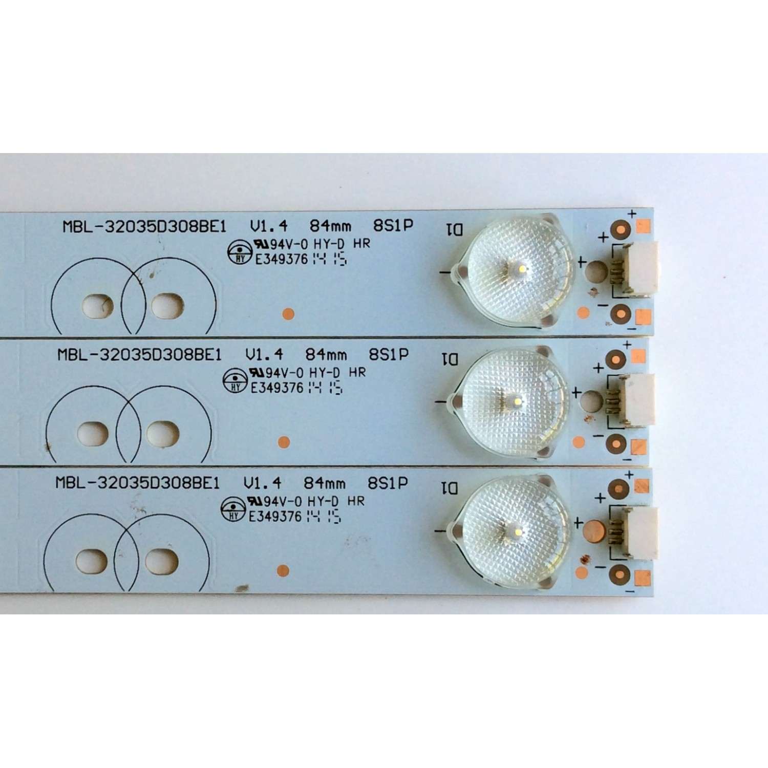 KIT DE LED´S PARA TV (3 PIEZAS) / UPSTAR MBL-32035D308BE1 / -D423PFLBYZF6A / PANEL HV320WX2-206 / MODELO P32EAB B01444E - Imagen 3