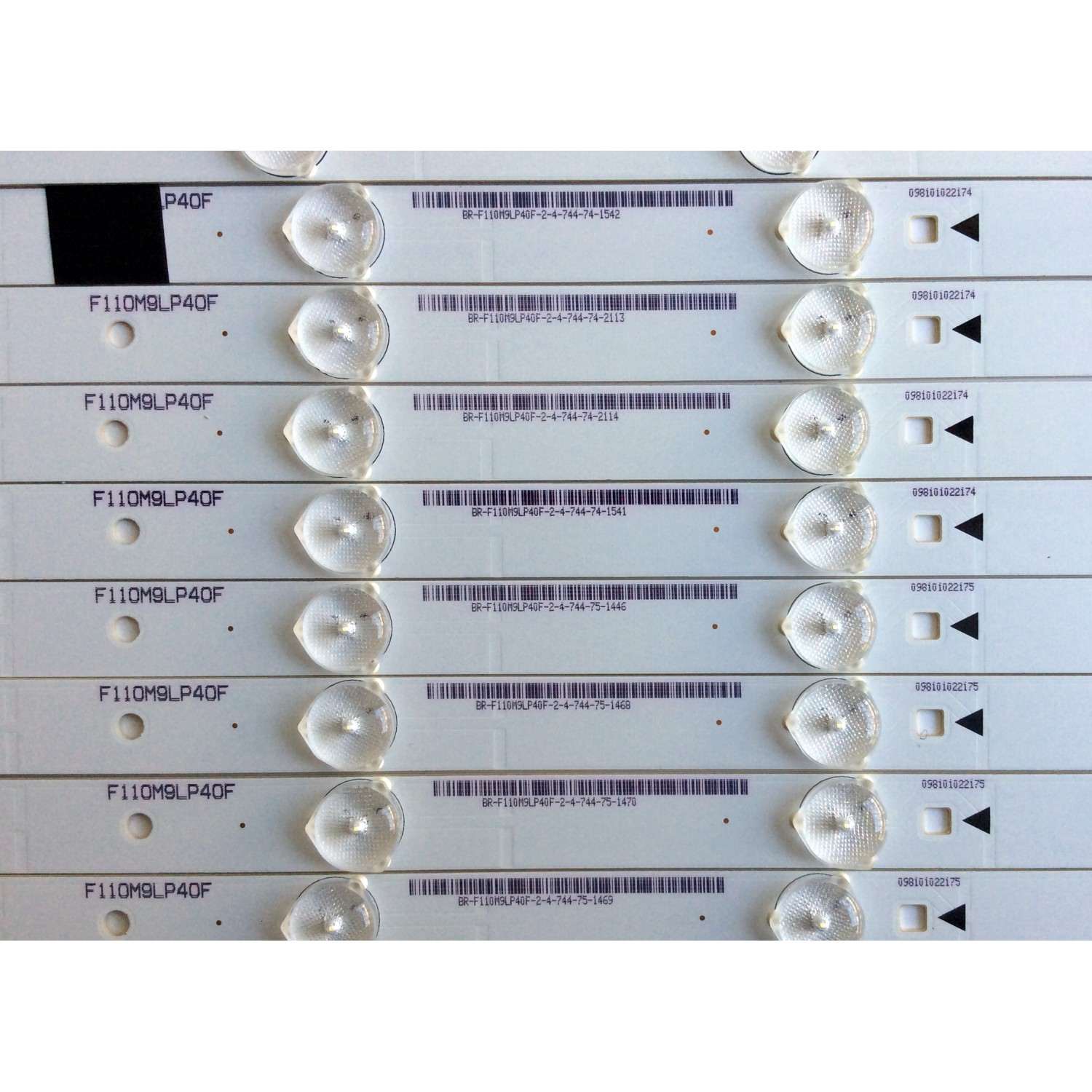 KIT DE LED´S PARA TV (16 PIEZAS) / JVC IC-C-VZAA65D390A / 098101022173 / IC-C-VZAA65D390B  / 9810102174 / IC-C-VZAA65D390C / 098101022175 / F110M9LP40F / F11OM9LP40F / MODELO EM65FTR - Imagen 2