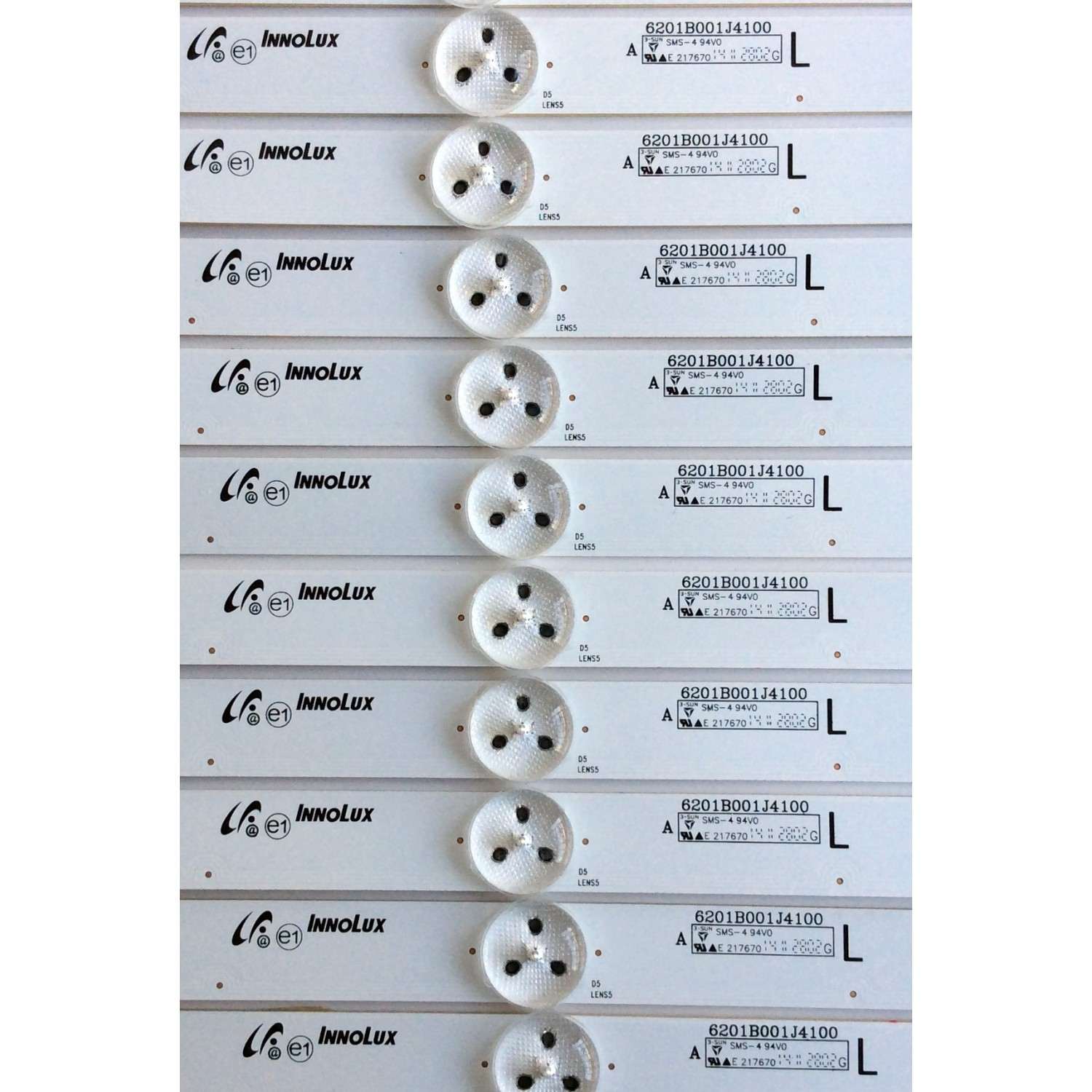 KIT DE LED´S PARA TV (16 PIEZAS) / PANASONIC 6201B001HW100 / 6201B001J4100-L / 6201B001J5100-R / PANEL V650HP1-LD1 REV.B6 / MODELO TC-65CS550U - Imagen 5