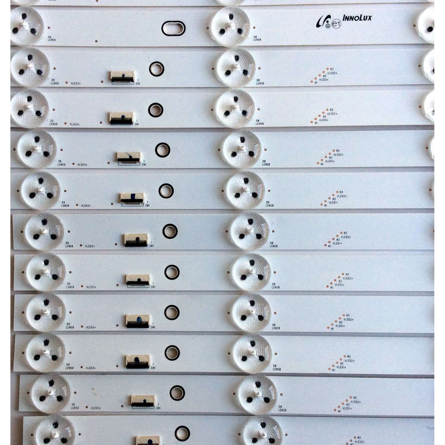 KIT DE LED´S PARA TV (16 PIEZAS) / PANASONIC 6201B001HW100 / 6201B001J4100-L / 6201B001J5100-R / PANEL V650HP1-LD1 REV.B6 / MODELO TC-65CS550U - Imagen 4