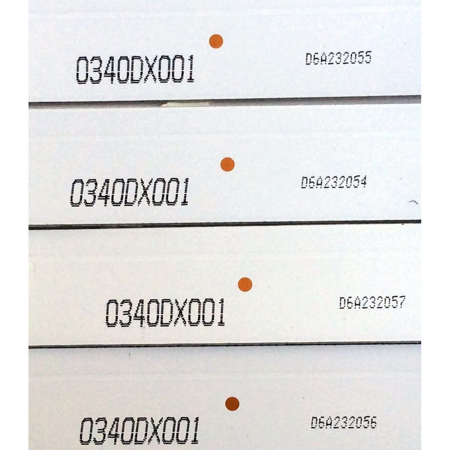 KIT DE LEDS PARA TV WESTINGHOUSE ORIGINAL 4 PIEZAS / NUMERO DE PARTE 3P40DX001 / 0340DX001 / 21004788 / D6A232054 / PANEL MD4004YTSF / LSC400HN02-8 / MODELO WD40FB1530 / WD40FB1530 TW-08701-S040V - Imagen 2
