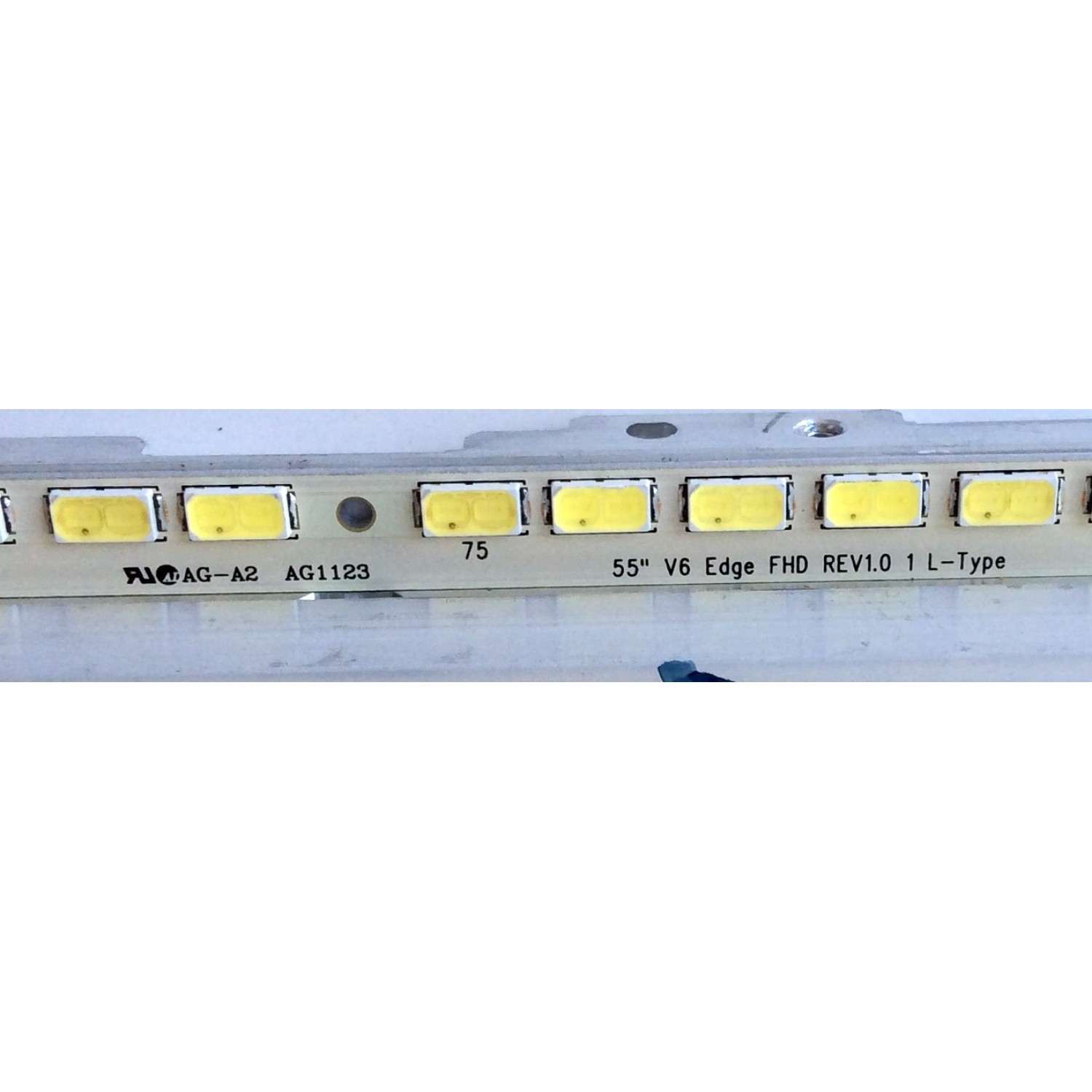 KIT DE LED´S PARA TV (2 PIEZAS) LG 3660L-0376A / 55" V6 EDGE FHD REV1.0 1 R-TYPE / 55" V6 EDGE FHD REV1.0 1 L-TYPE / PANEL LC550EUH (RD)(A2) / MODELO 55LV4400-UA.CUSYLH - Imagen 6