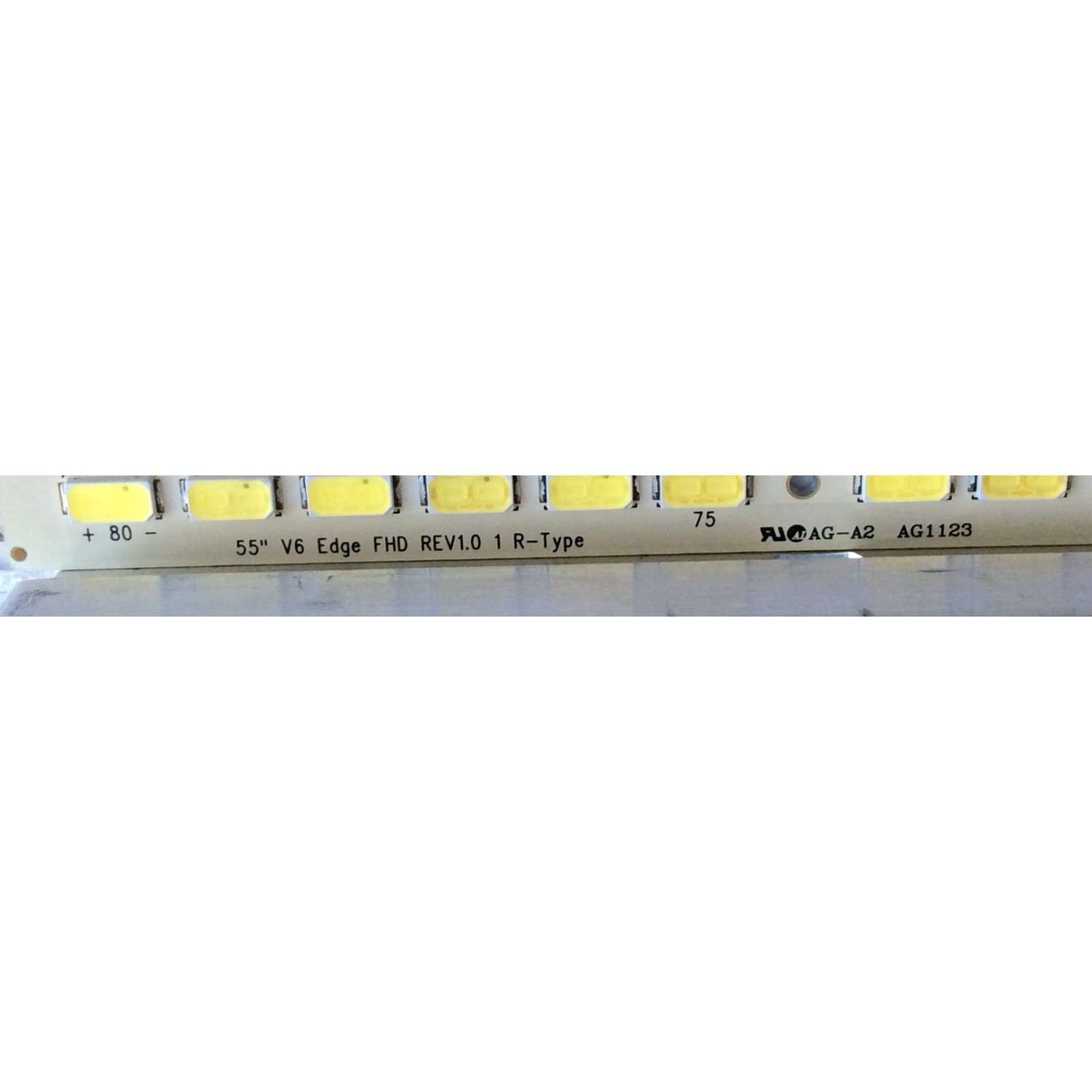 KIT DE LED´S PARA TV (2 PIEZAS) LG 3660L-0376A / 55" V6 EDGE FHD REV1.0 1 R-TYPE / 55" V6 EDGE FHD REV1.0 1 L-TYPE / PANEL LC550EUH (RD)(A2) / MODELO 55LV4400-UA.CUSYLH - Imagen 5