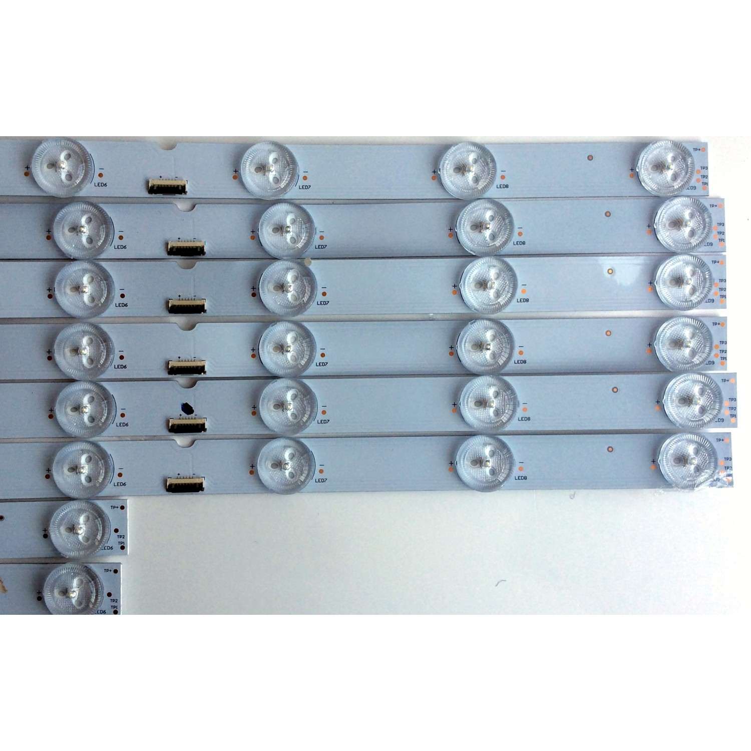 KIT DE LED´S PARA TV (12 PIEZAS) / SONY XBR-49X900E-STRIPS-VER2 / SBT49 / 49039D615SN1R / 49039D615SN1L / ECLH3T3 / PANEL YD7S490DND01B / MODELO XBR-49X900E - Imagen 2