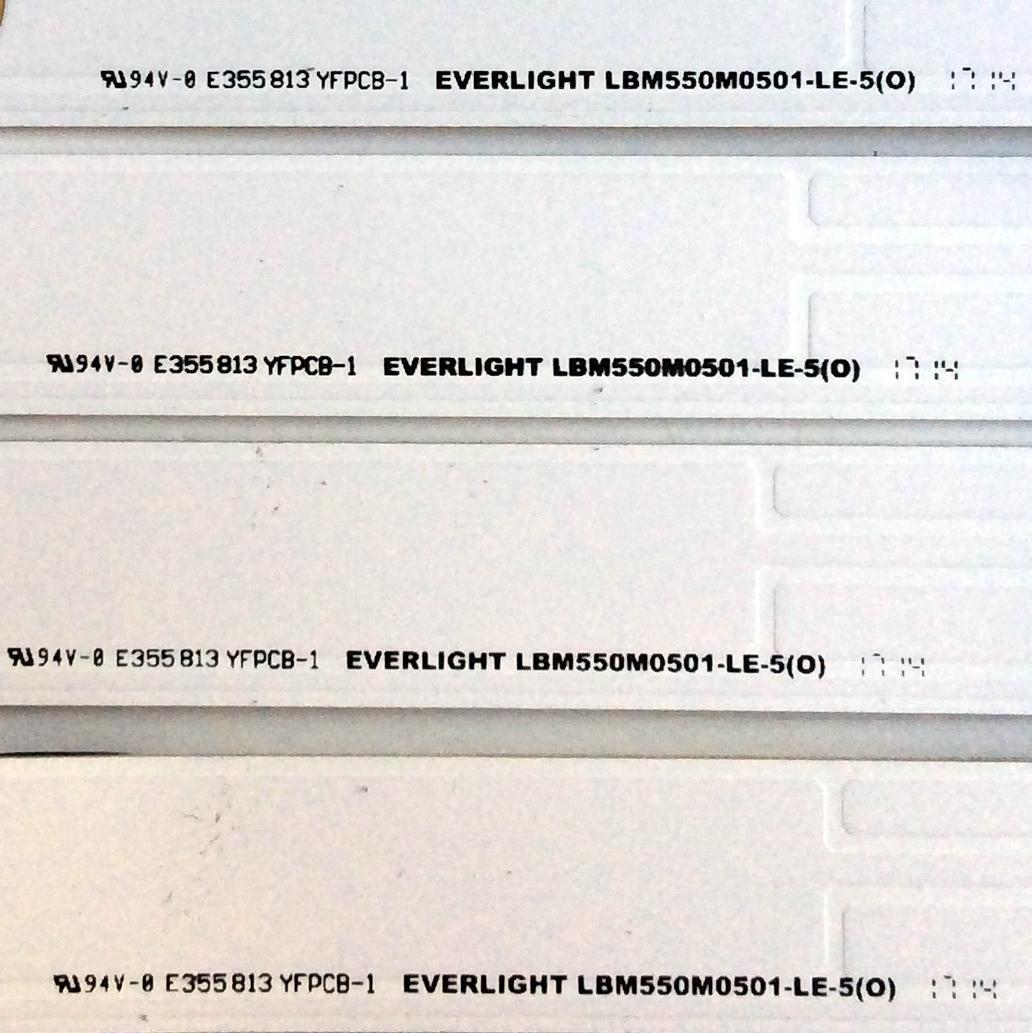 KIT DE LED´S PARA TV (10 PIEZAS) / HISENSE LBM550M0501-LE-5(0) / 1173047 / B021ZM60 / E355813 YFPCB-1 / PANEL HD550K3U51\S6\GM\ROH / MODELOS FM55H6D / 55H6D - Imagen 3