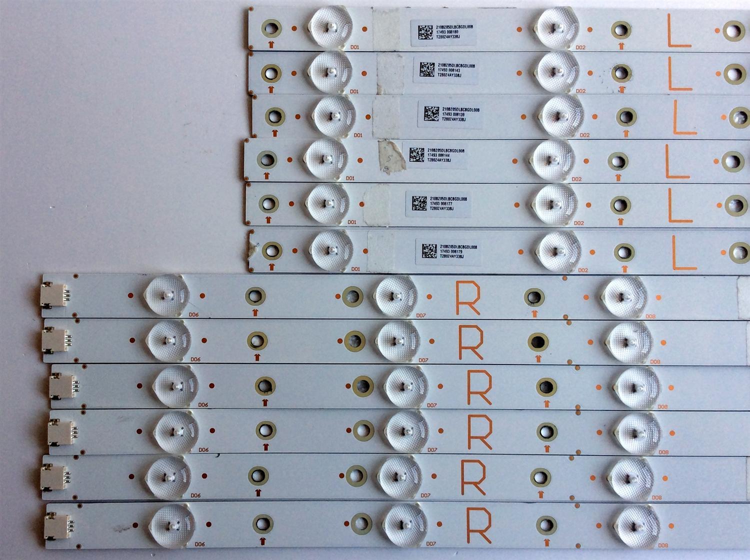 KIT DE LED´S PARA TV (12 PIEZAS) / SONY SVV500A70_12LED_L_REV01_170904 / SVV500A70_12LED_R_REV01_170904 / T280Z4AY33BJ / PANEL TPT500U1-QVN03.U REV:S7B0E / MODELO KD-50X690E - Imagen 5