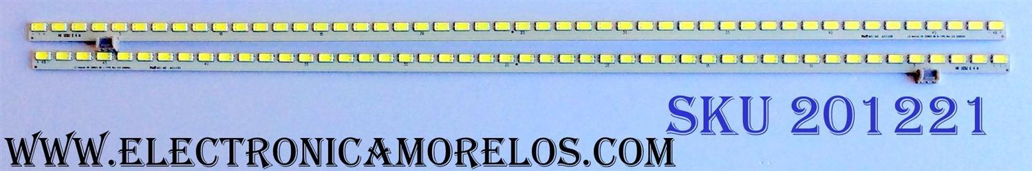 KIT DE LED´S PARA TV (2 PIEZAS) / LG AG1130 / AG1126 / V6 32 INCH HD R-TYPE Rev 0.0 20101104 / V6 32 INCH HD L-TYPE Rev 0.0 20101104  / MODELO 32LV2400-UA.CUSYLH