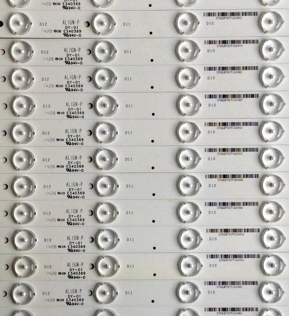 KIT DE LED´S PARA TV (18 PIEZAS) VIZIO E700DLB002-005 / E340369 / PANEL S700FU1-1 / 76040WC00-600-G / MODELOS P7002UI-B3 / P7002UI-B3LFTRREAQ / P702UI-B3 - Imagen 4