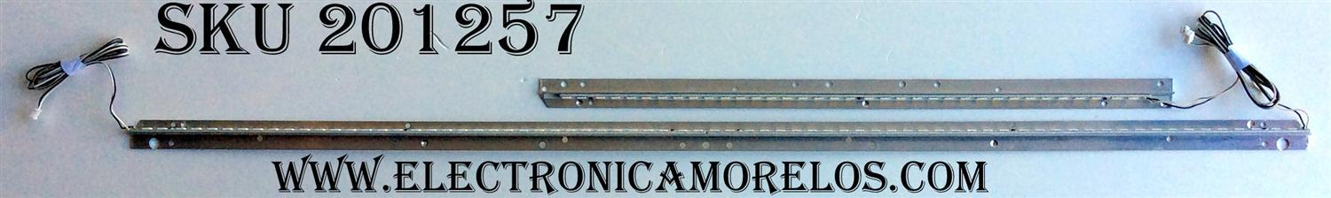 KIT DE LED´S PARA TV ((INCOMPLETO SOLO 2 PIEZAS)) / AVOL PANEL V315H1-LH3 / MODELO AET3220FD