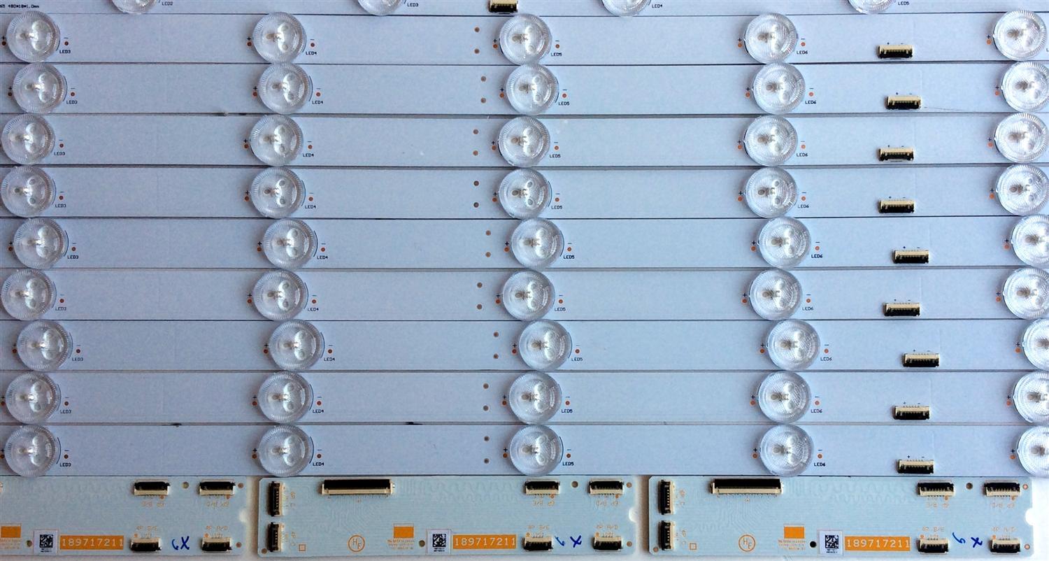 KIT DE LED´S PARA TV (18 PIEZAS) / SONY 65039D915SN1L / 65039D915SN1R / EAHJ4T4 / E465853 / 189717211 / PANEL YD7S650DND01B / MODELO XBR-65X900E - Imagen 4
