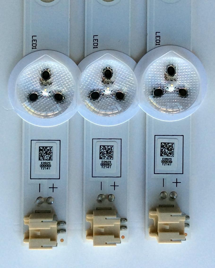 KIT DE LED´S PARA TV (3 PIEZAS) / TOSHIBA STT320A84_REV6.0_8_120629 / T2141 / PANEL C320LD-DH66 REV.1A / MODELO 32L1300U - Imagen 2