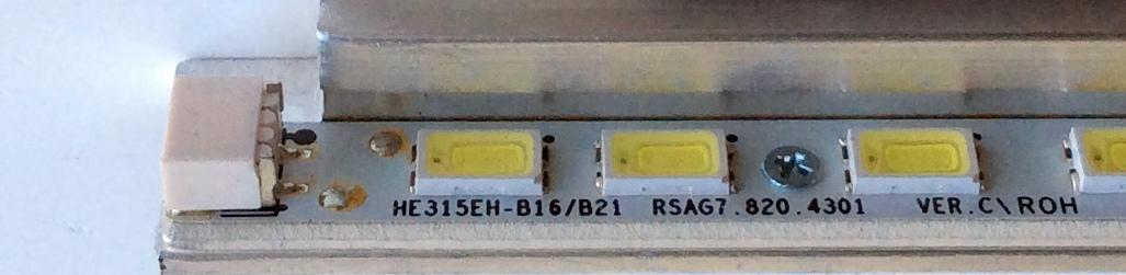 LED PARA TV / EMERSON HE315EH-B16/B21 RSAG7.820.4301 VER.C\ROH / RSAG8.038.3082 / JT-1108045 B / HE315FH-E51 / PANEL HE315FH-E51\PW1 / MODELO LHD32K20US - Imagen 4